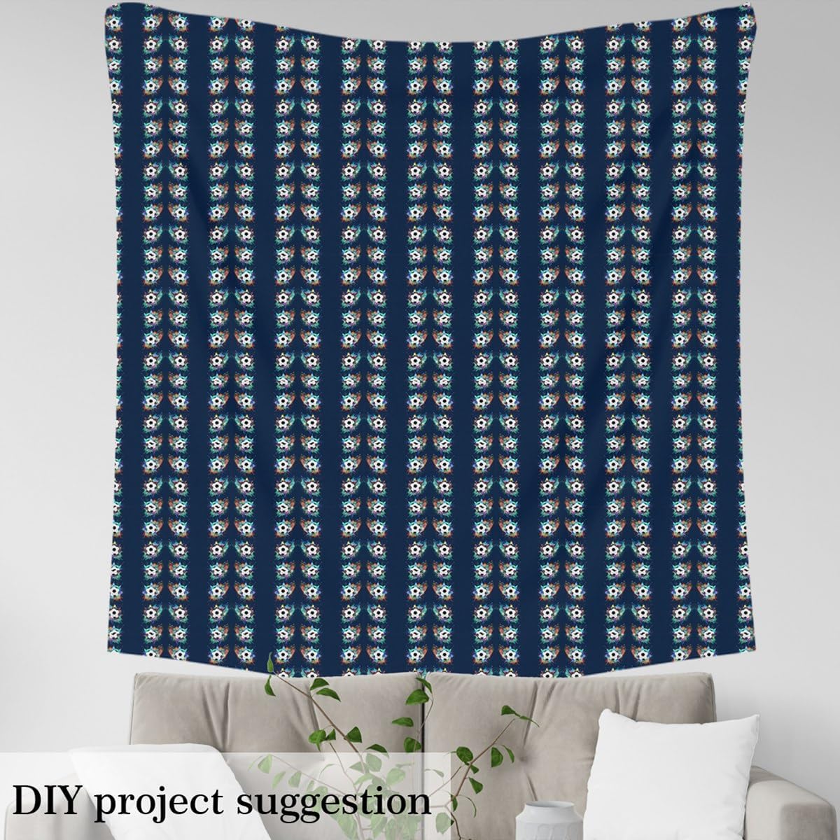 Kids Soccer Ball Pattern Waterproof Fabric by the Yard