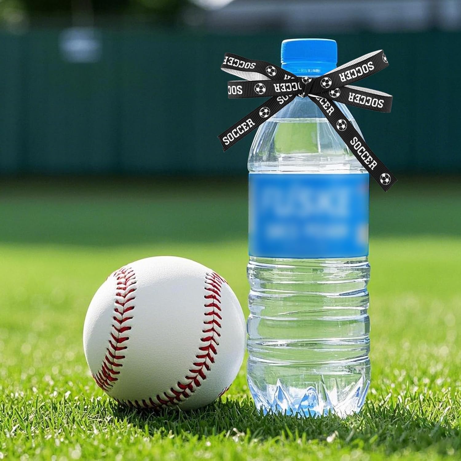 6 Rolls Baseball Ribbons for Sports Events and Gift Wrapping