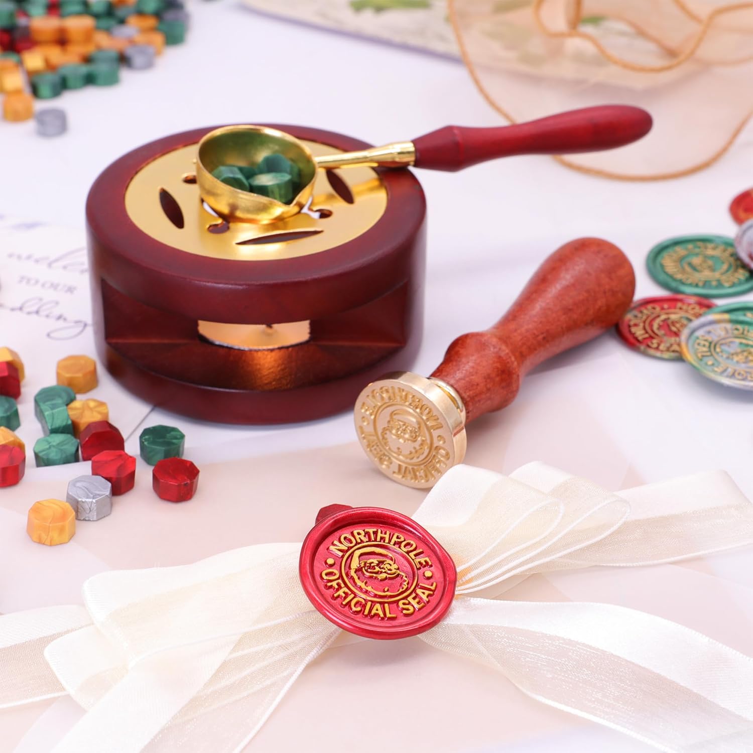 SWANGSA Santa Clause Northpole Wax Seal Stamp