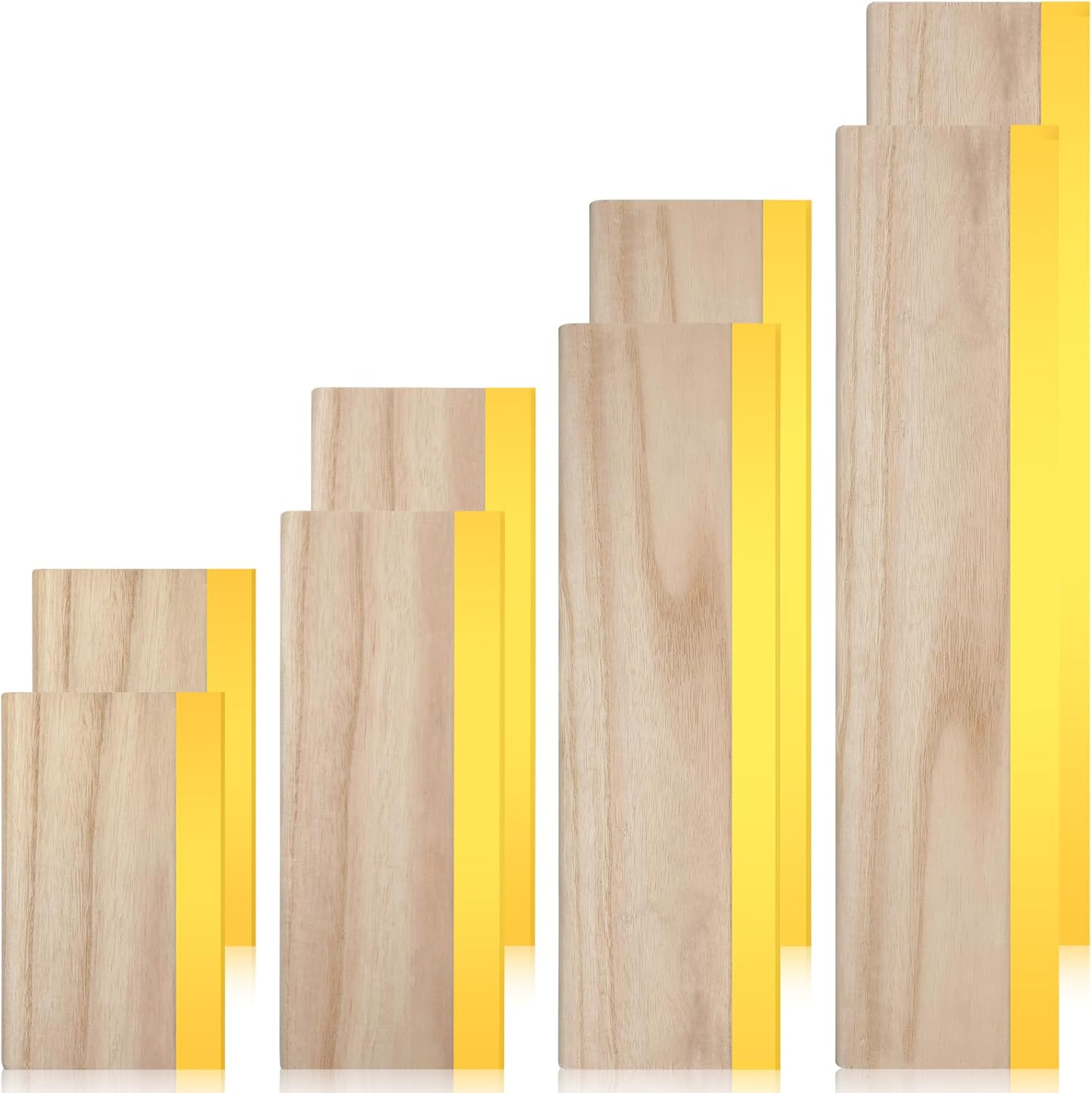 Gisafai 8 Pcs Screen Printing Squeegee Set