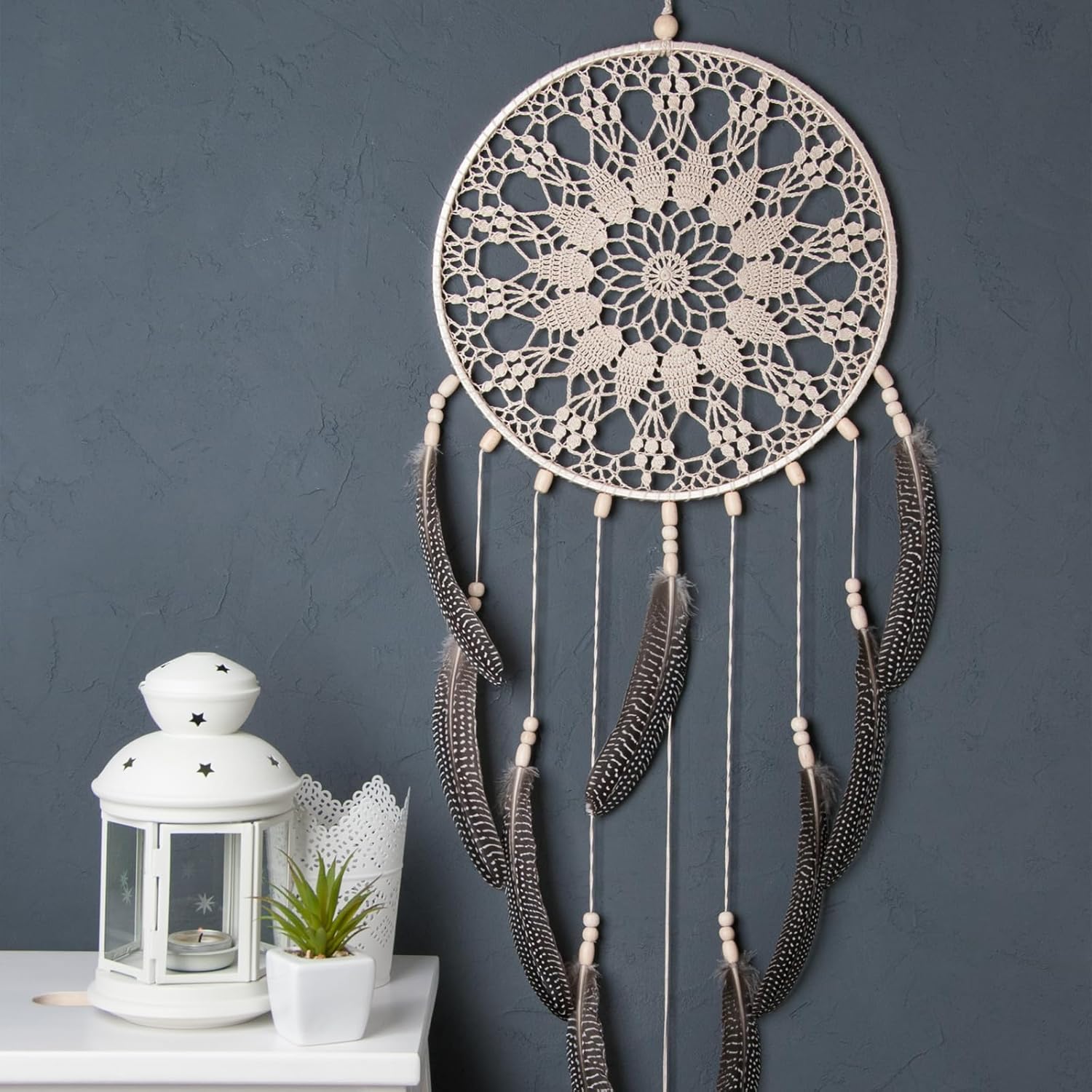 8Pcs Metal Floral Hoops 12 Inch Dream Catcher Decor