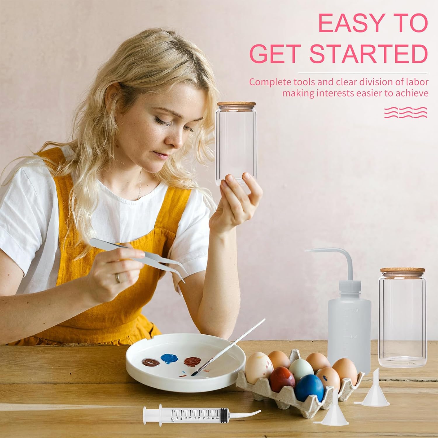 6 Pcs Snow Globe Tumbler Making Kit DIY Supplies