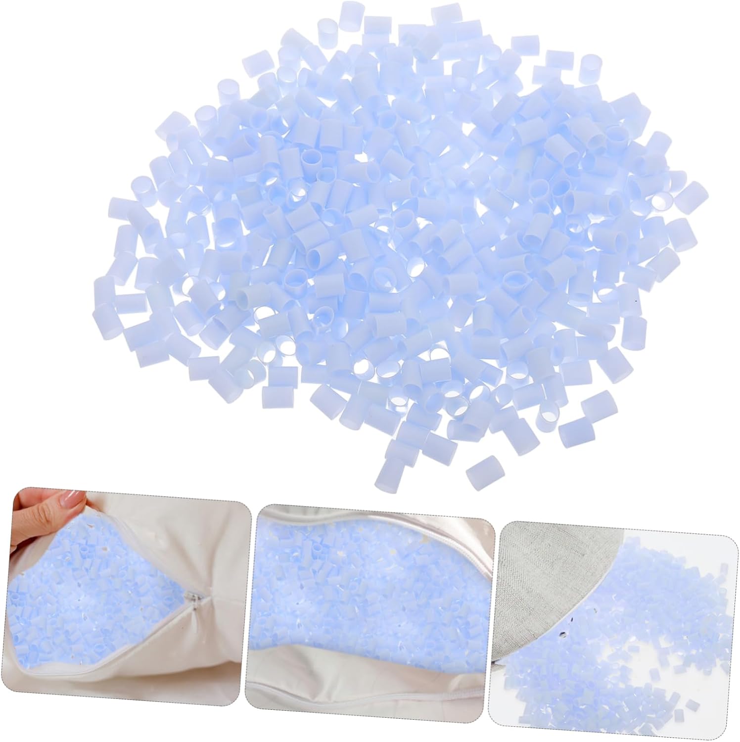 VOSAREA 1bag Portable Pillow Filling Tube TPE Cushion Material