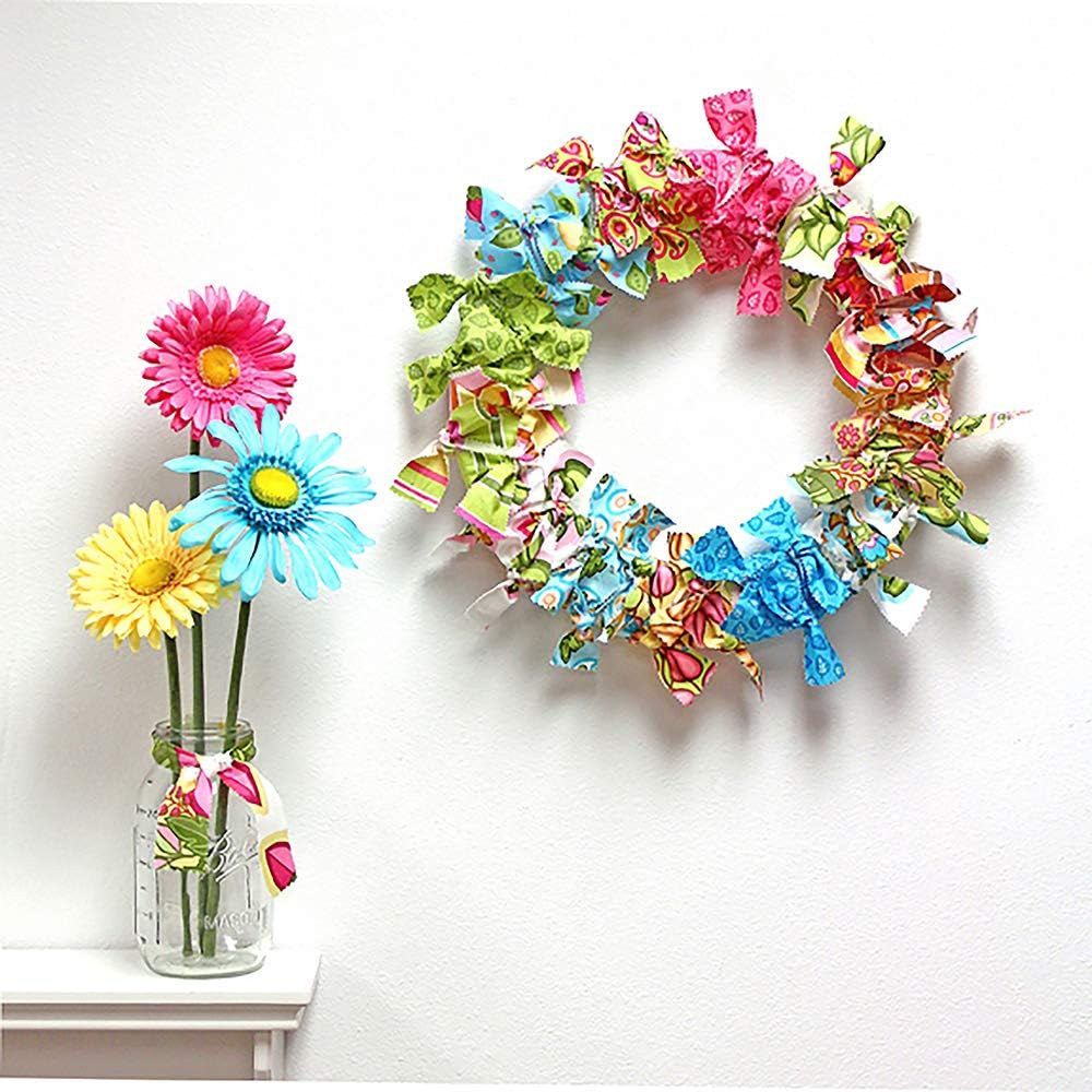 FloraCraft Extruded Craft Foam Wreath 17x117 Inch White