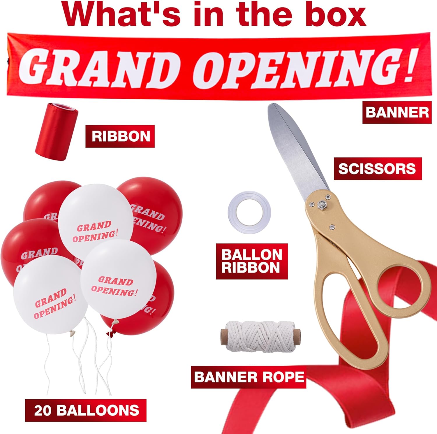 COMSIS Ribbon Cutting Ceremony Kit for Grand Opening