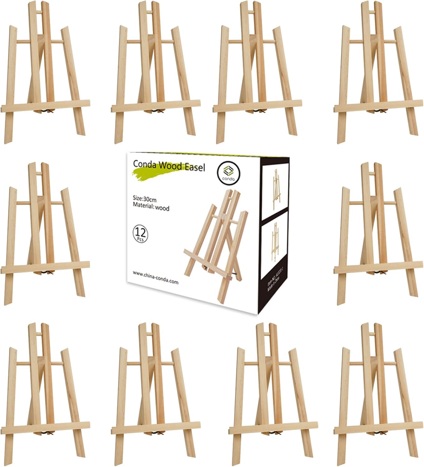 12 Pack Tabletop Easel for Art and Display