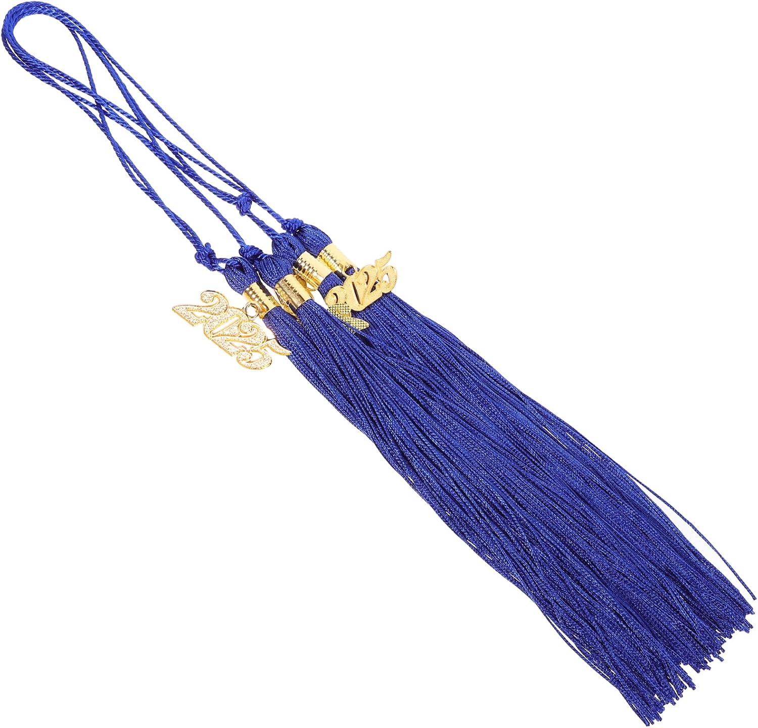 BESTOYARD 24 Pcs Blue Graduation Cap Tassels