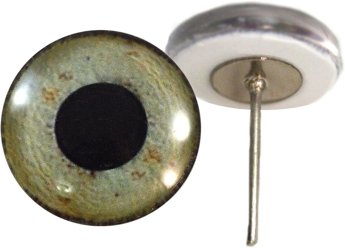 Megans Beaded Designs Eagle Glass Eyes On Wire Pin Posts 12mm