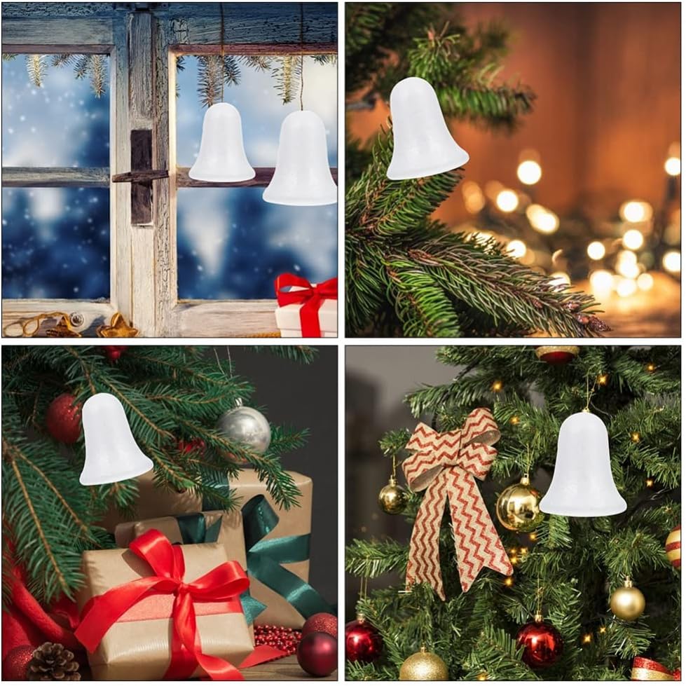 SEWACC 15pcs Foam Bells DIY Craft Decorations