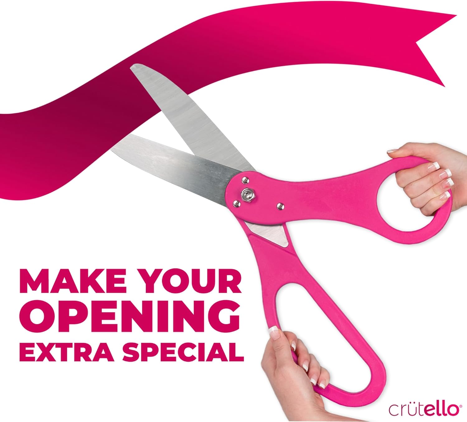 Crutello Giant Ribbon Cutting Ceremony Kit 21 Inch