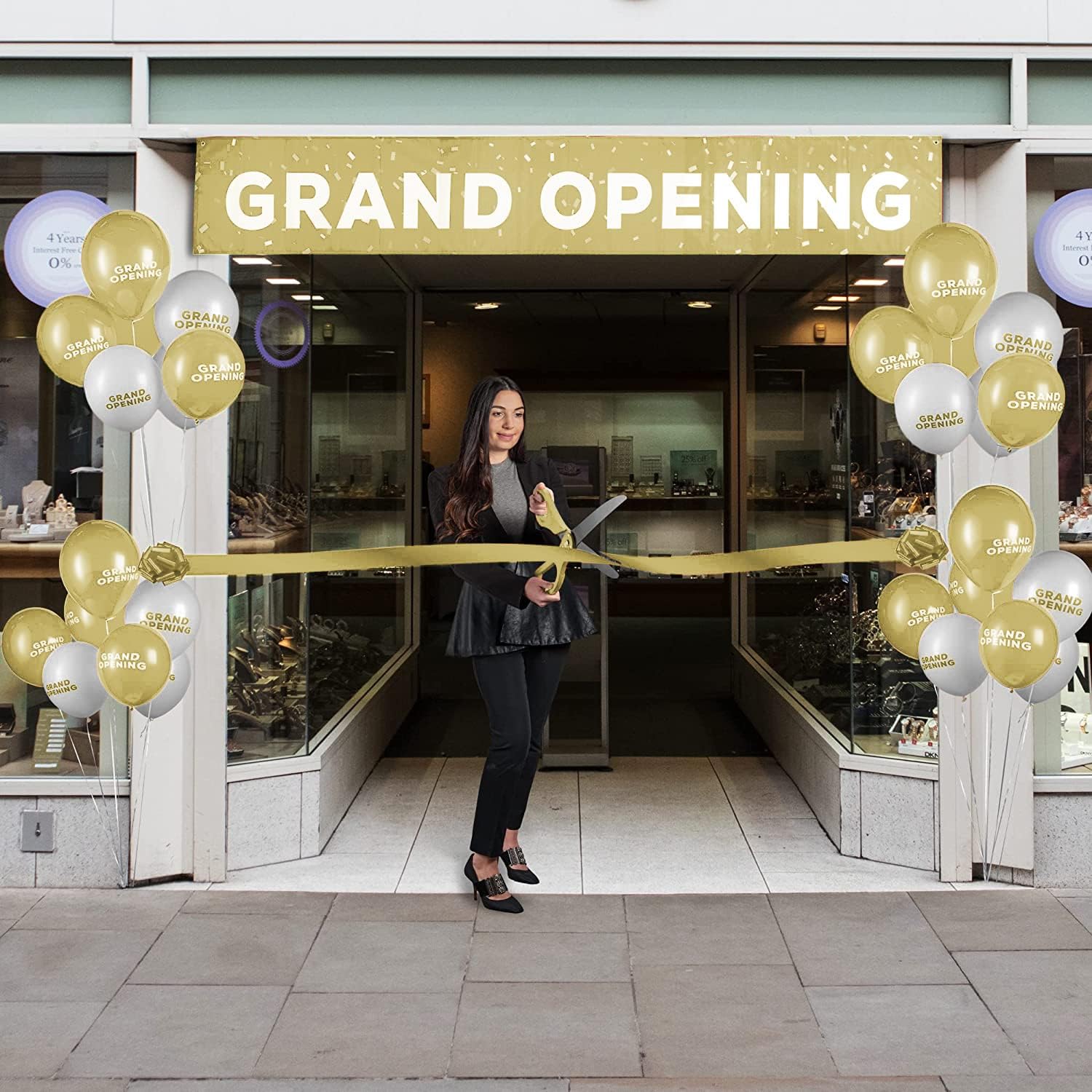 Deluxe Grand Opening Ribbon Cutting Ceremony Kit