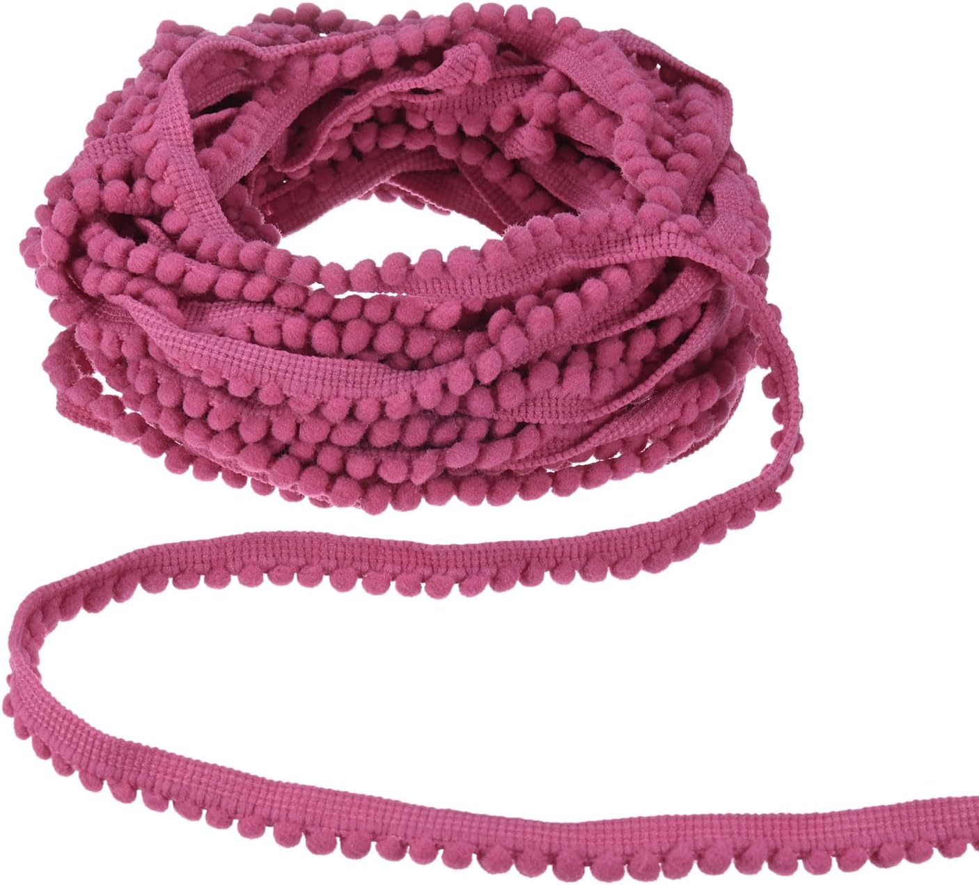 2-Pack Pom Pom Fringe Trim Ribbon for Sewing