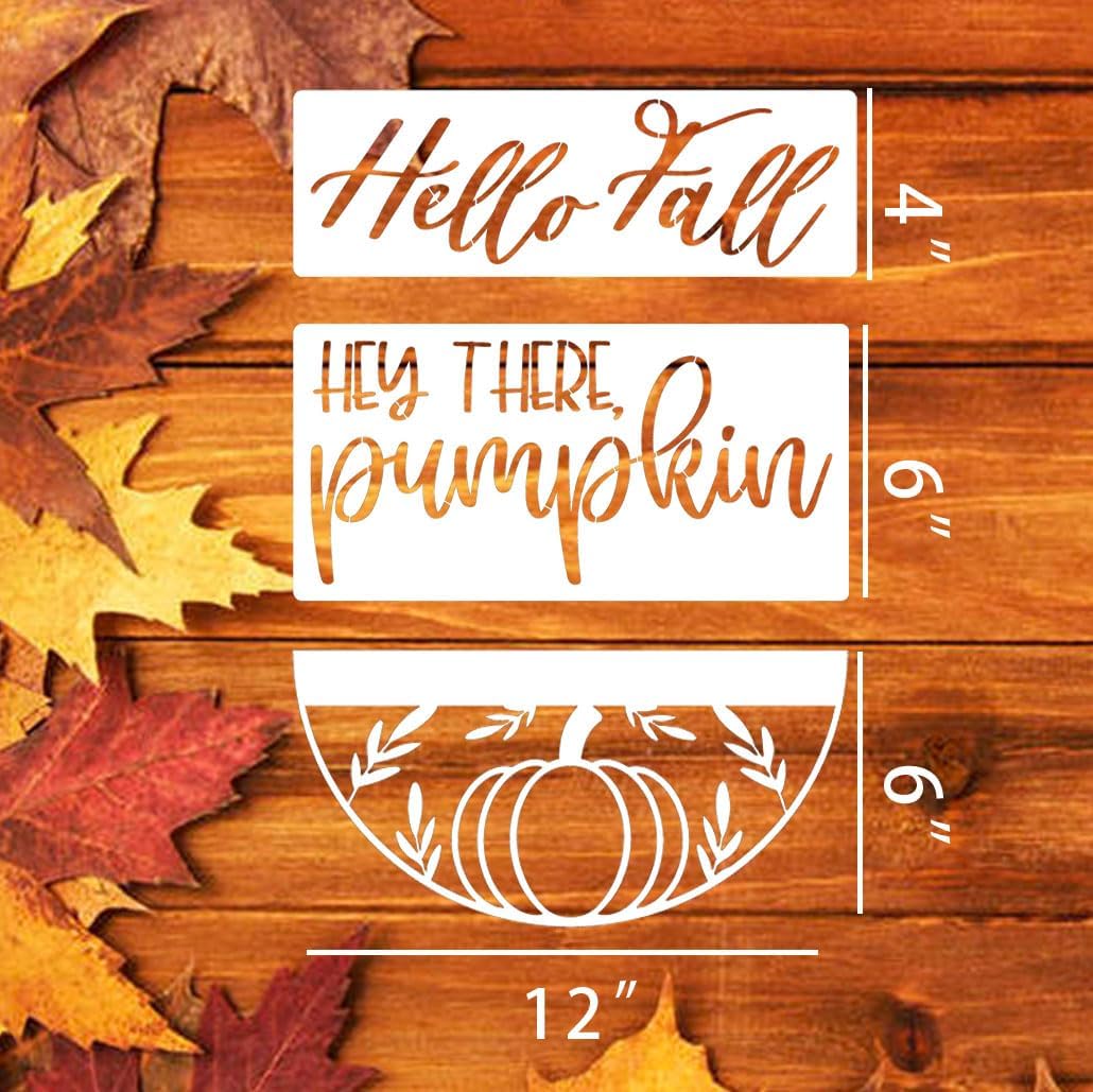 Fall Stencils for Painting on Wood Decor