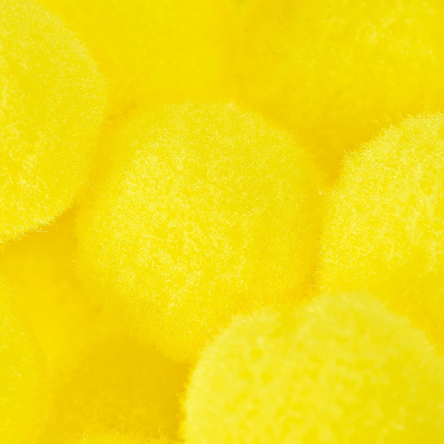 PATIKIL 15mm Bright Yellow Wool Felt Balls Pack of 200