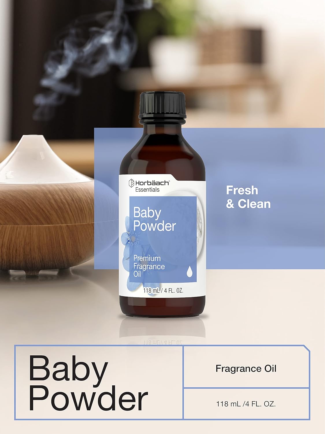 Horbach Baby Powder Fragrance Oil 4 Fl Oz