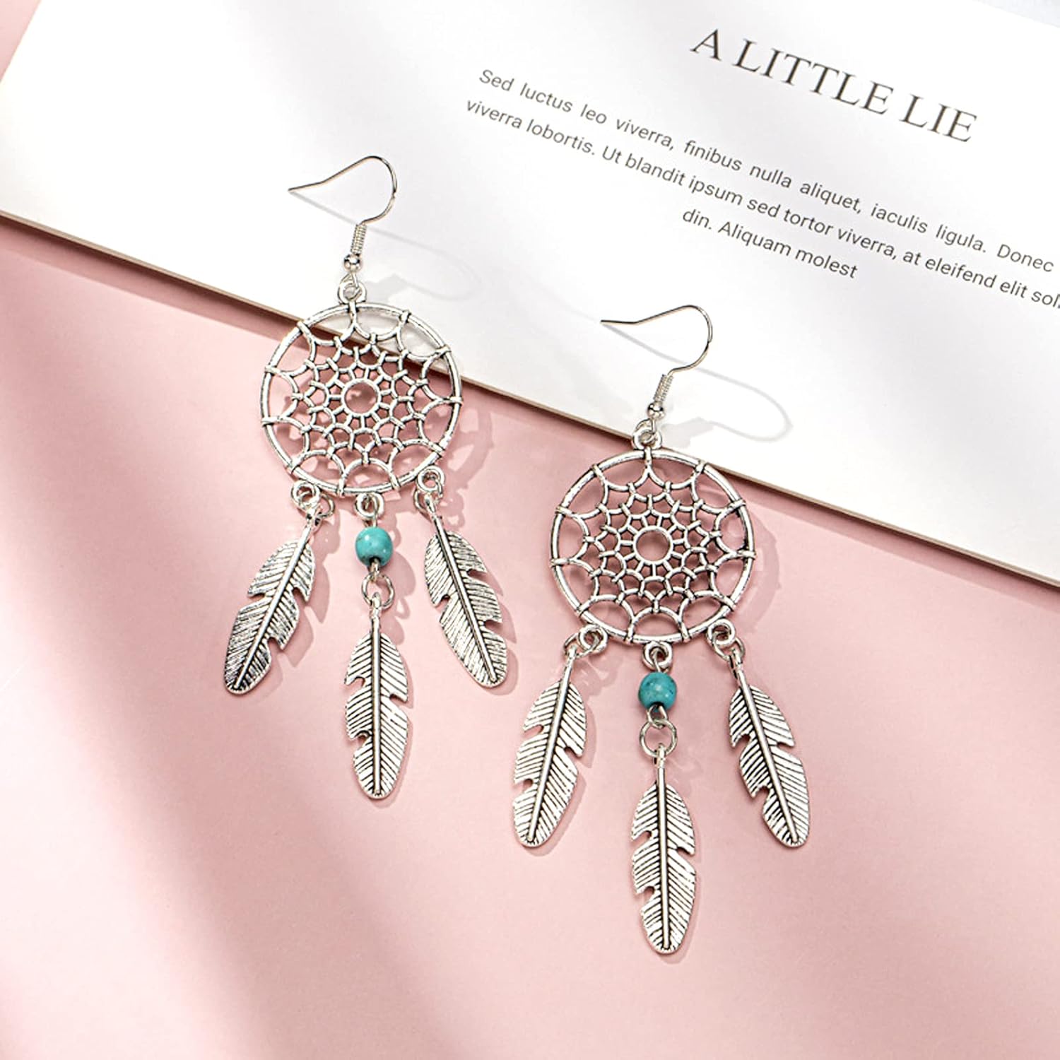 KitBeads Alloy Dream Catcher Charms for Jewelry Making