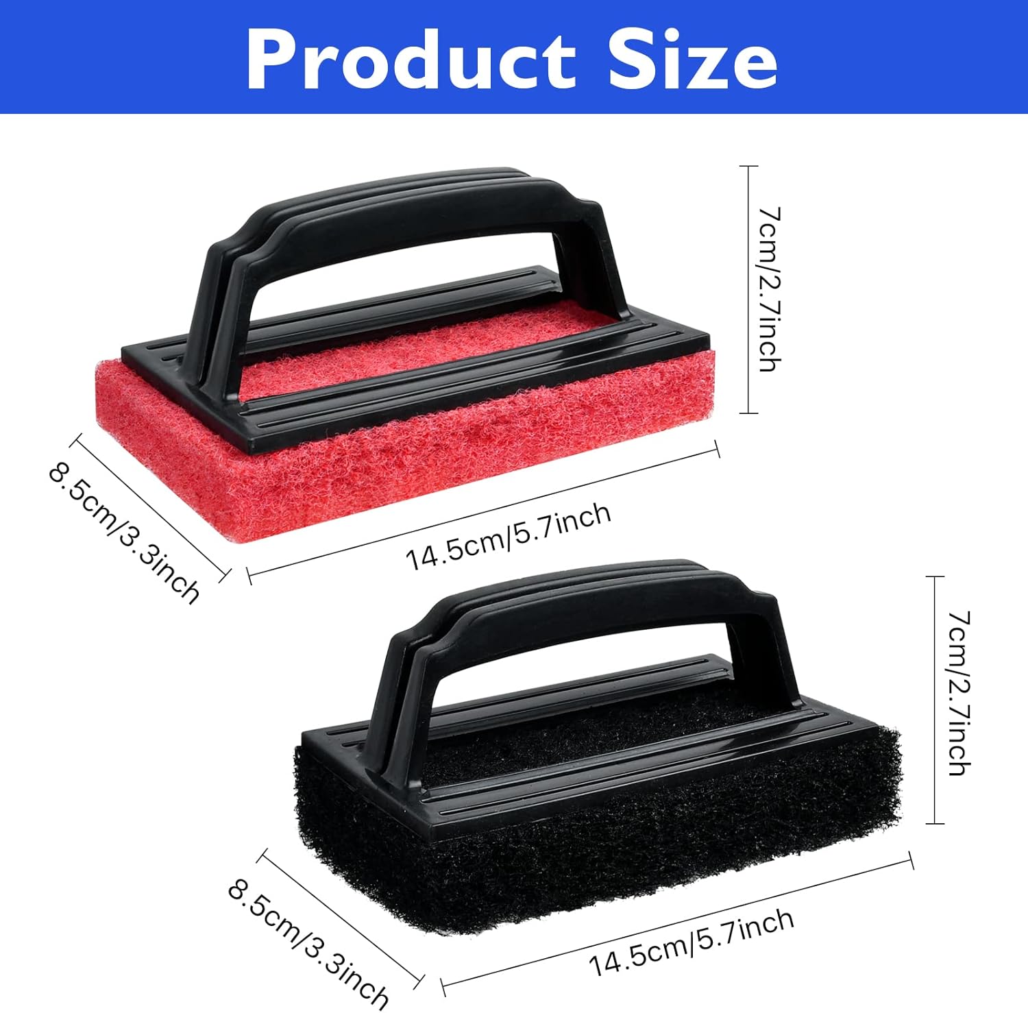 10 Pcs Screen Printing Scrub Pad with Handle