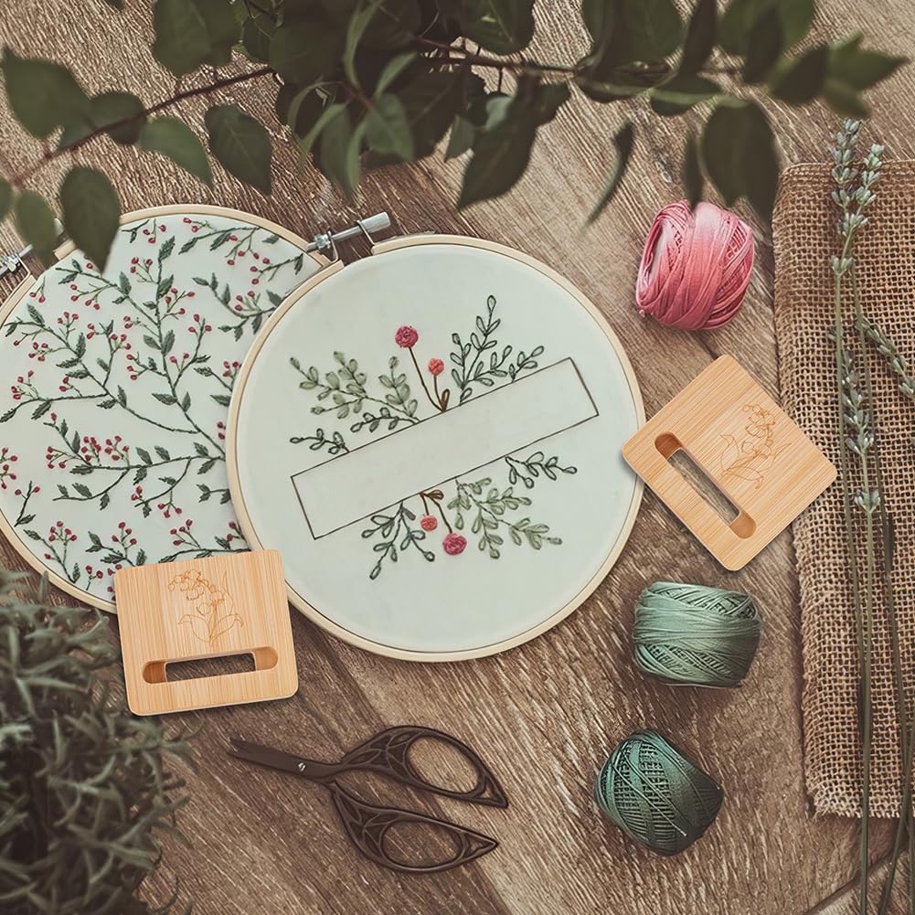 OLYCRAFT 6Pcs Embroidery Hoop Display Stand