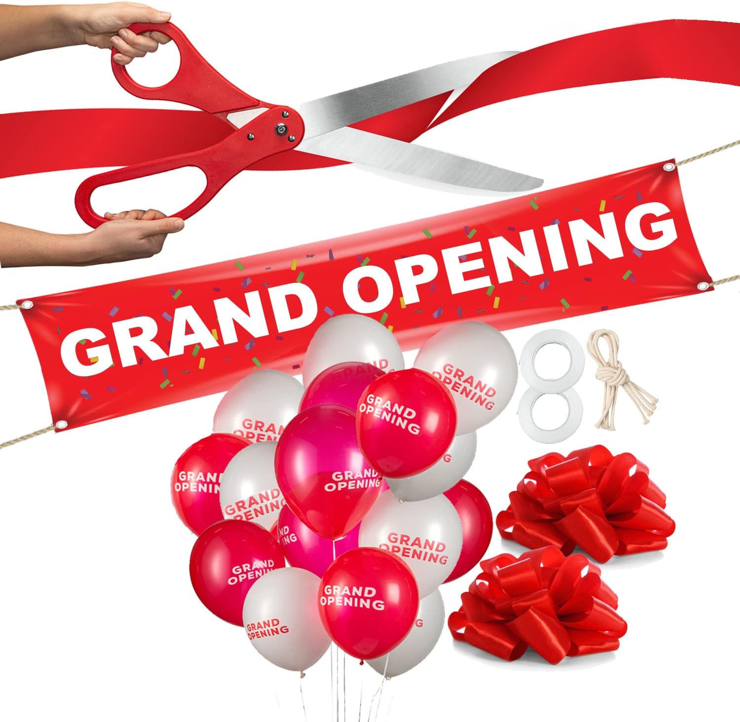 Deluxe Grand Opening Ribbon Cutting Ceremony Kit 1