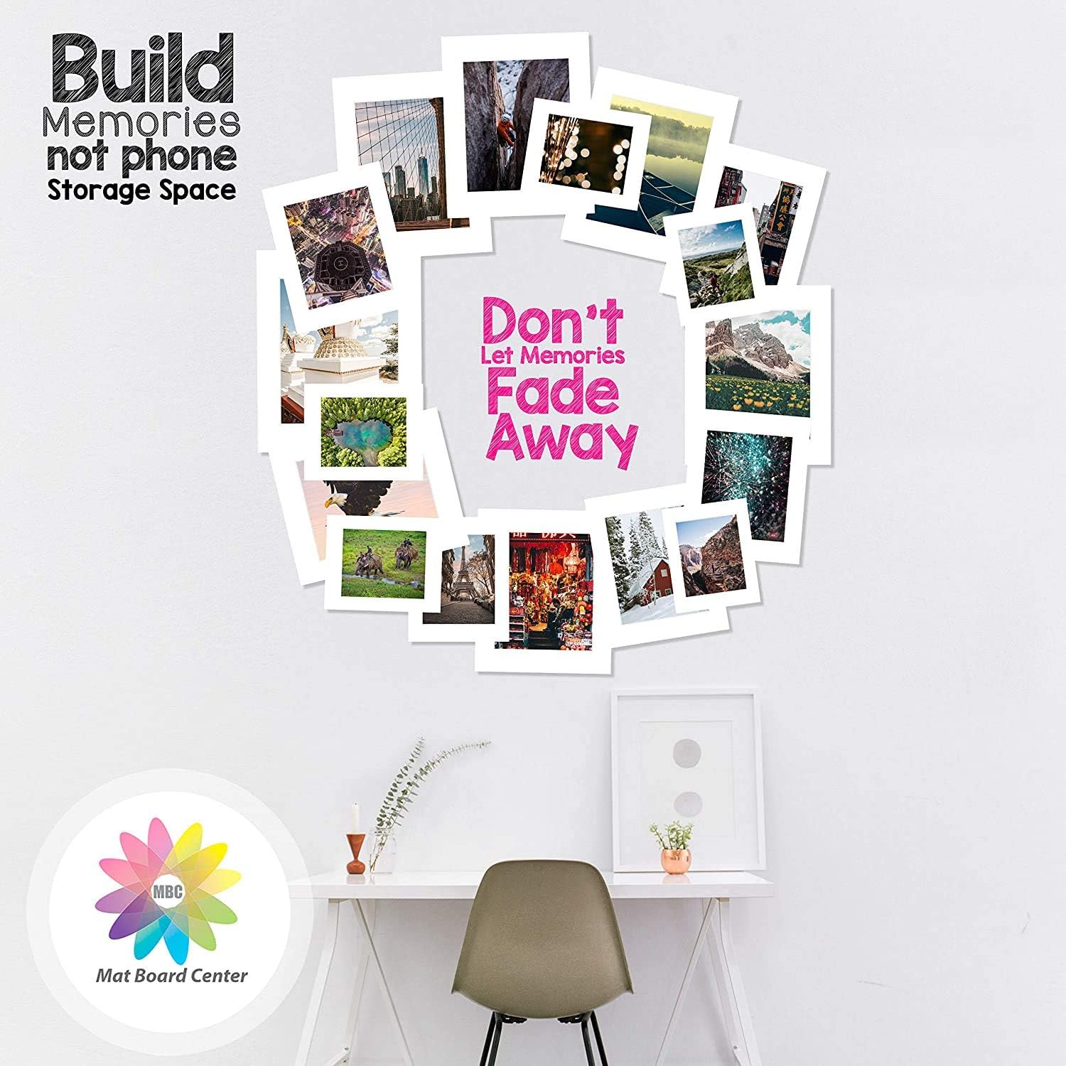 Mat Board Center 25 Pack 12x16 White Backing Boards