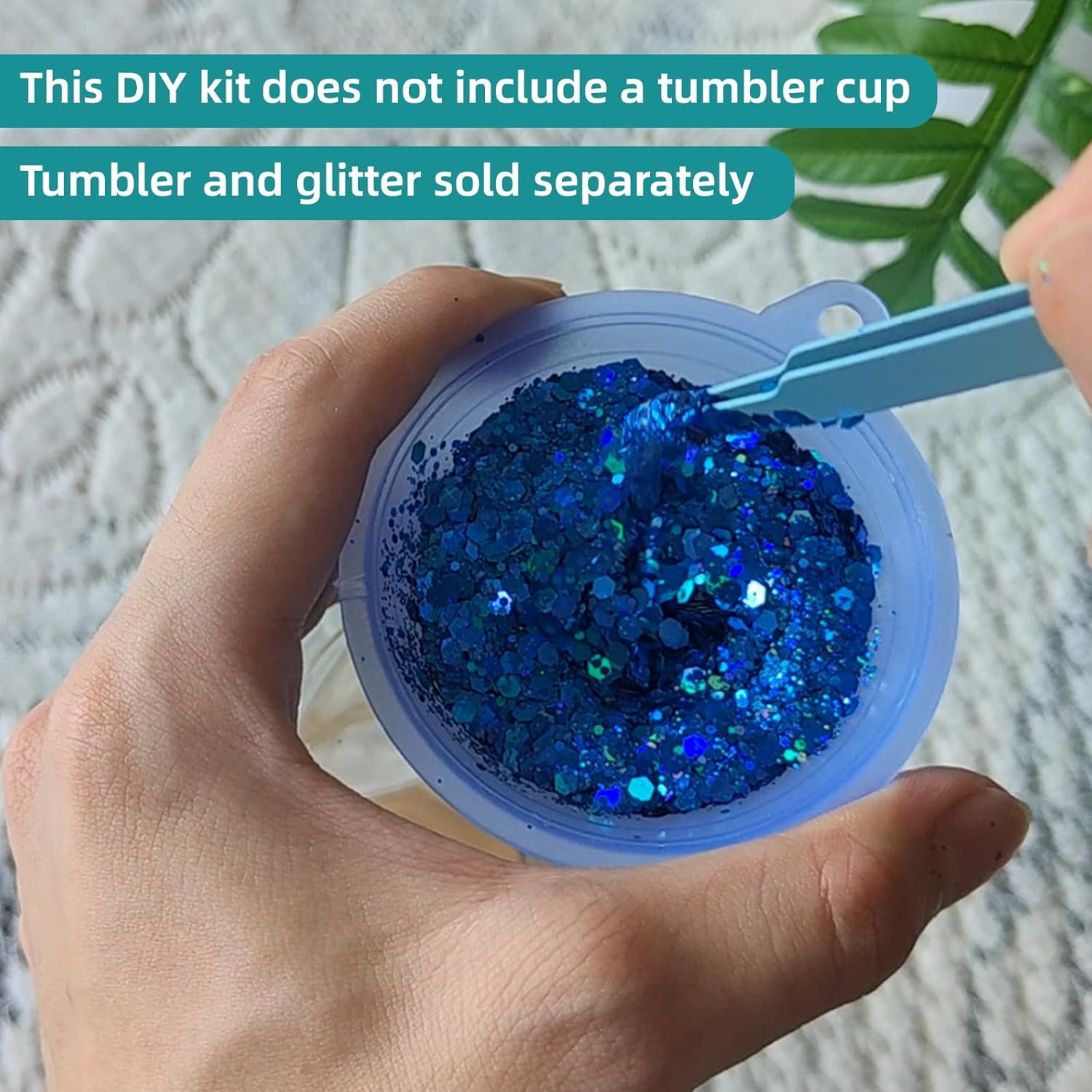LIBORAX 12PCS Snow Globe Tumbler DIY Kit Supplies
