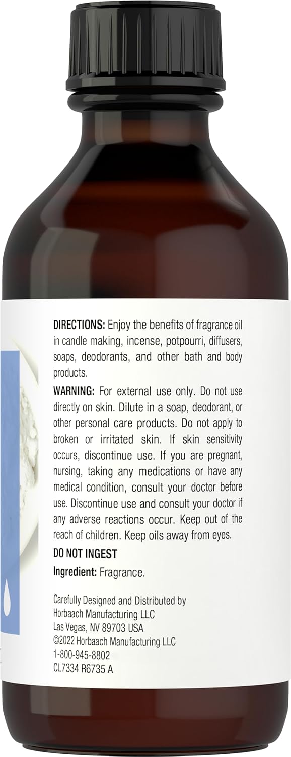 Horbach Baby Powder Fragrance Oil 4 Fl Oz