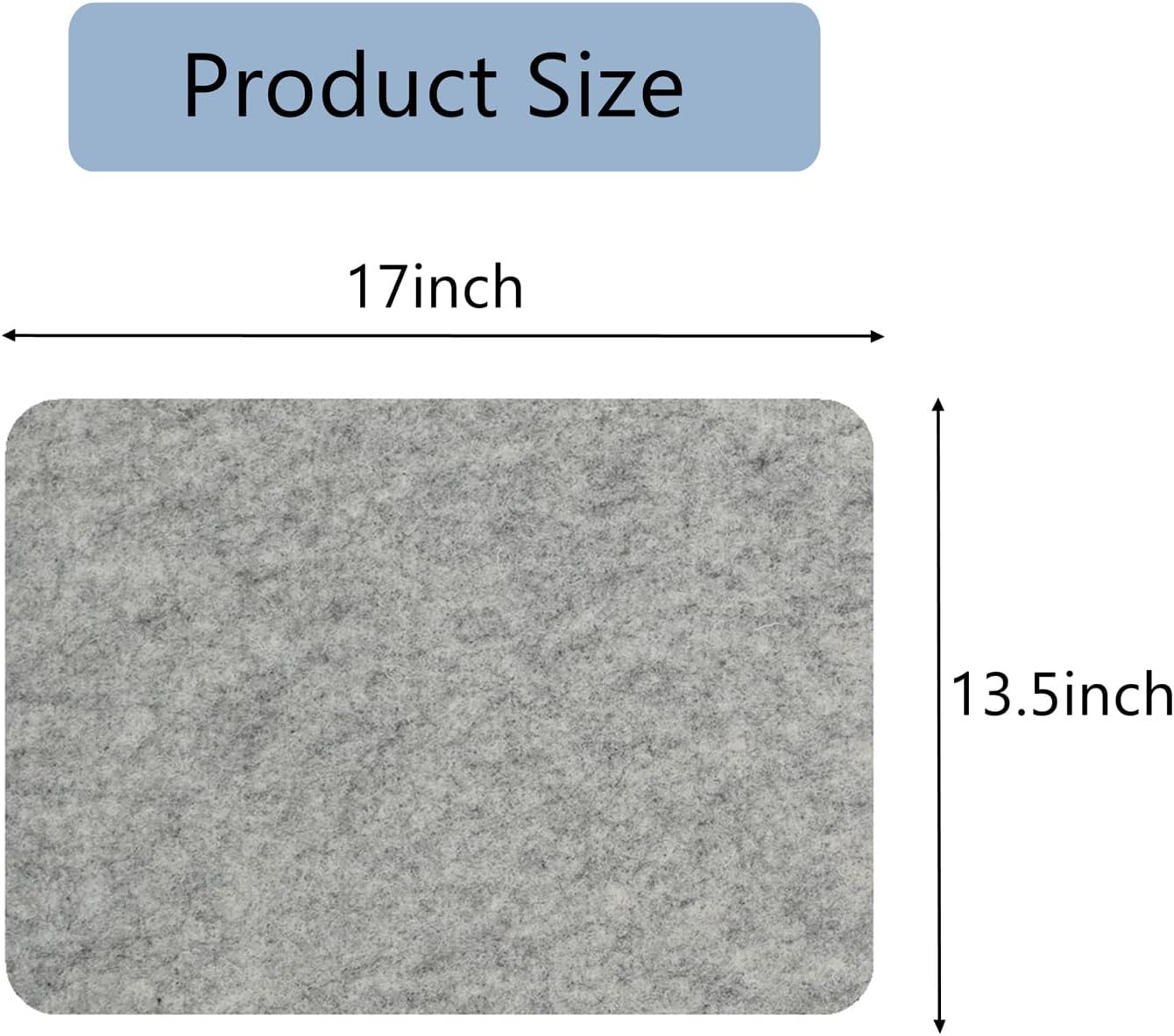 Wool Pressing Mat 17x135 Inch New Zealand Felted Wool for Quilter Sewing