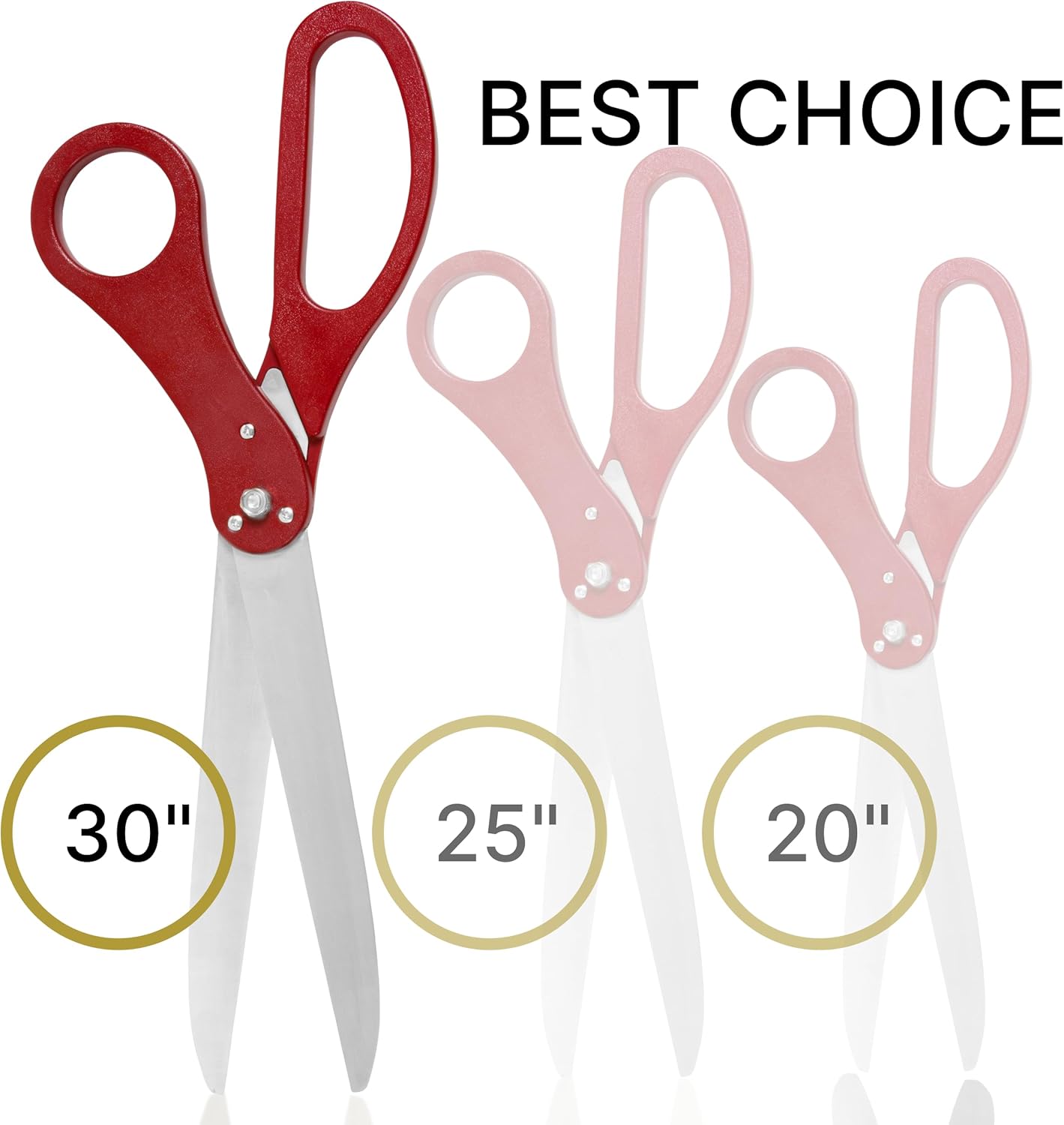 Big Ribbon Cutting Ceremony Kit 30 Inch Red Scissors
