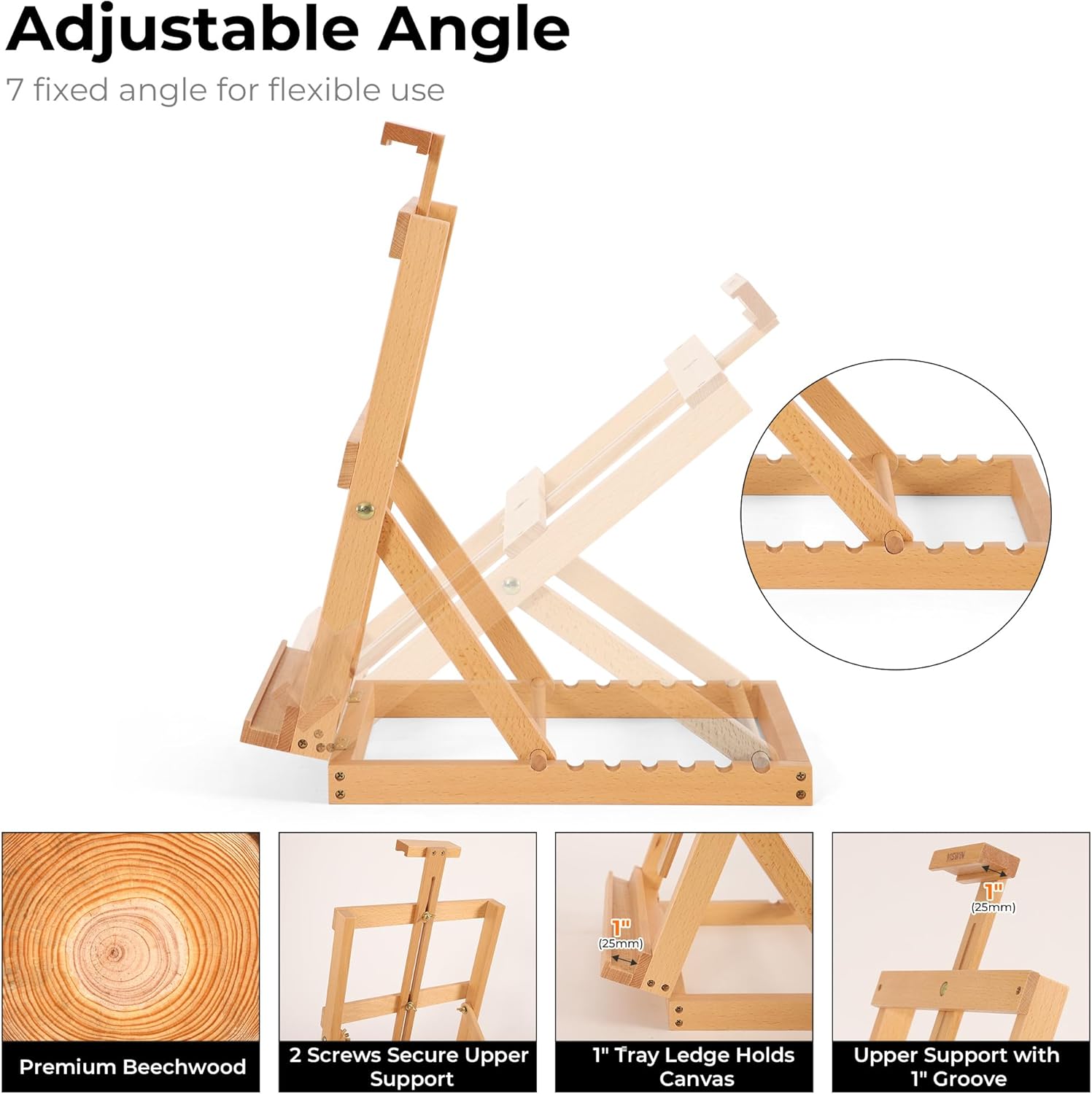 VISWIN Heavy Duty Table Top Easel for Painters