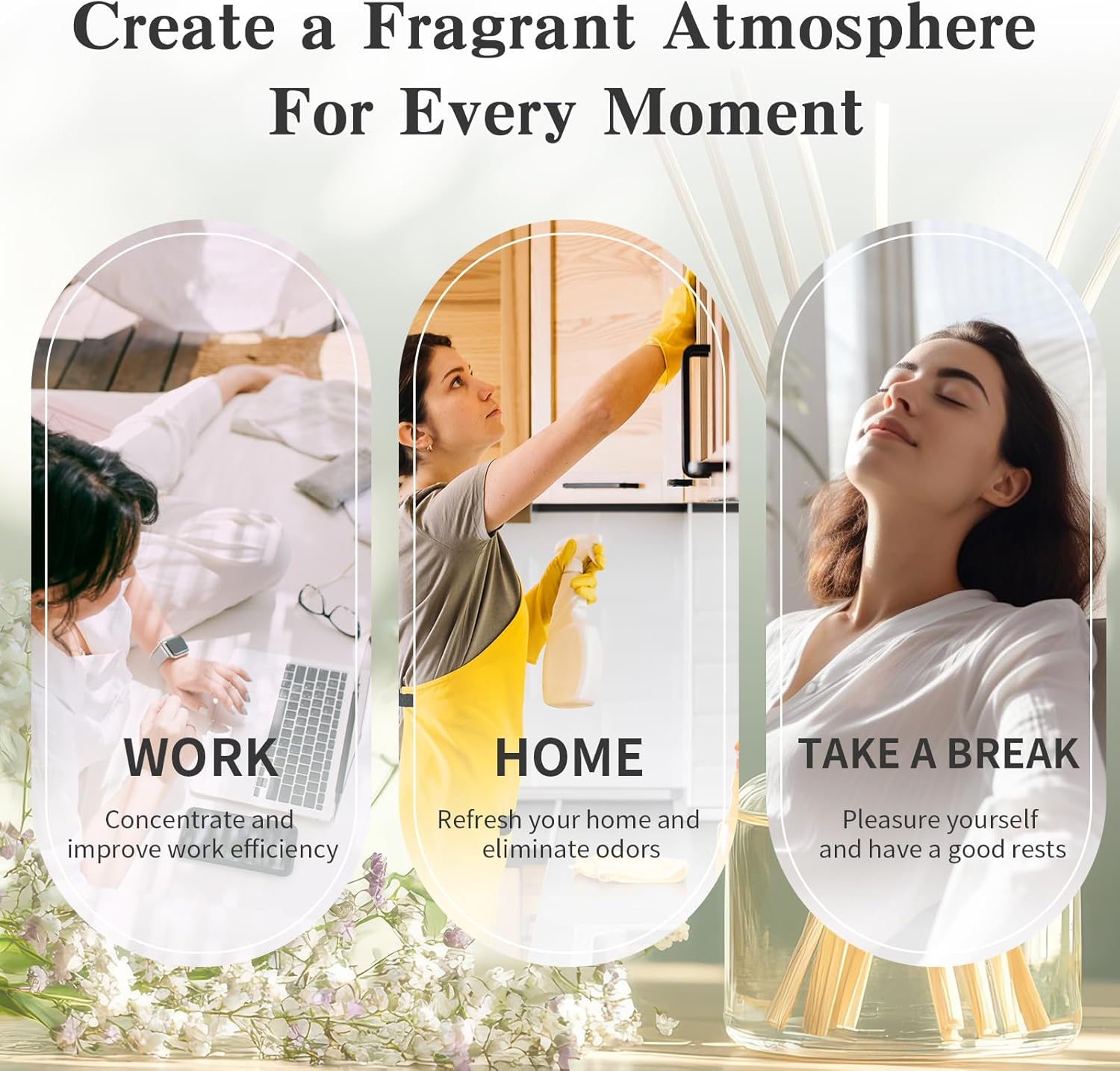 PHATOIL Tea Aroma Diffuser Oils 100ml for Aromatherapy