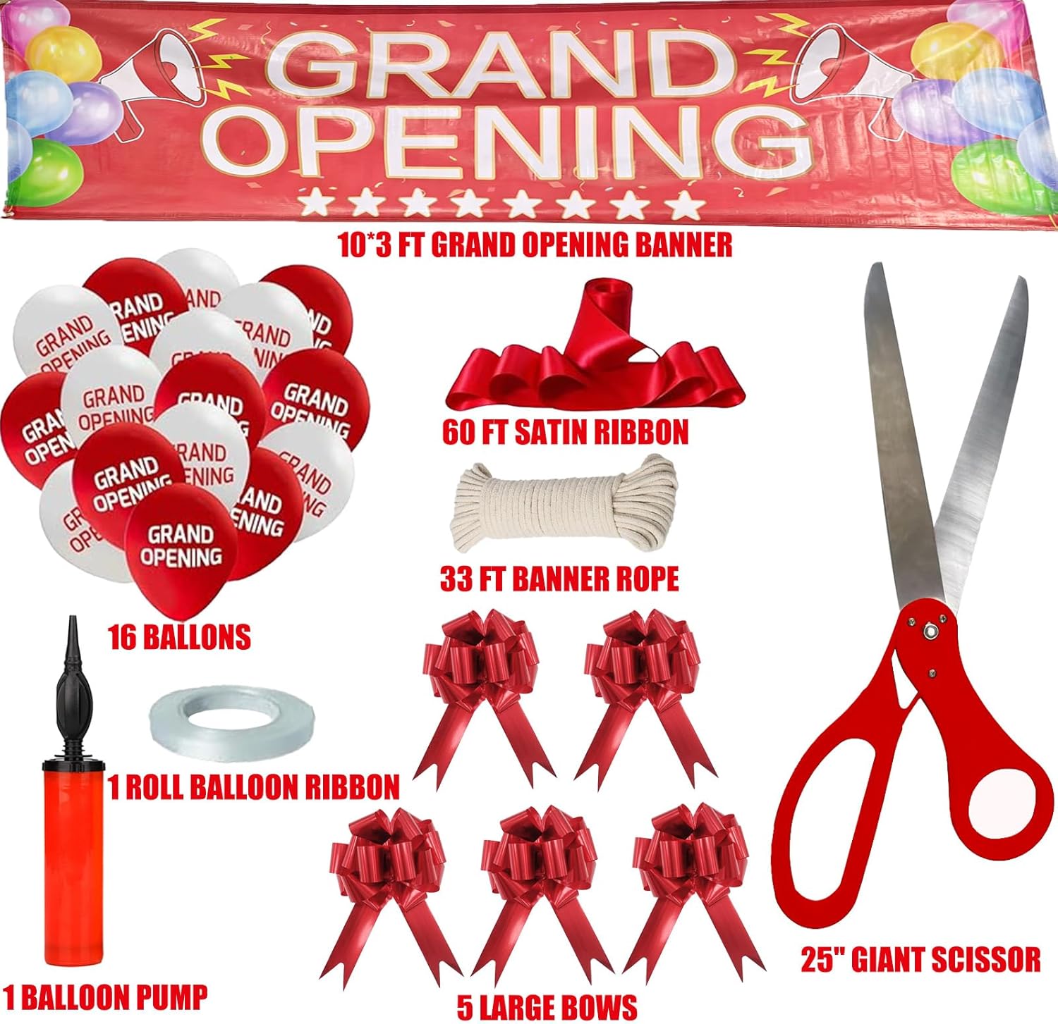 Grand Opening Ribbon Cutting Ceremony Kit