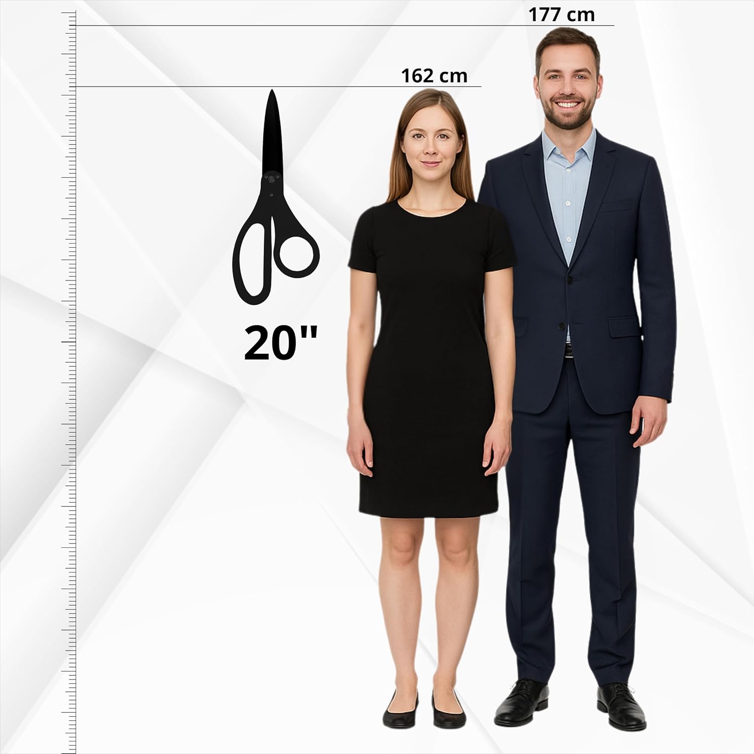 Red Ribbon Cutting Ceremony Kit with 20 Scissors