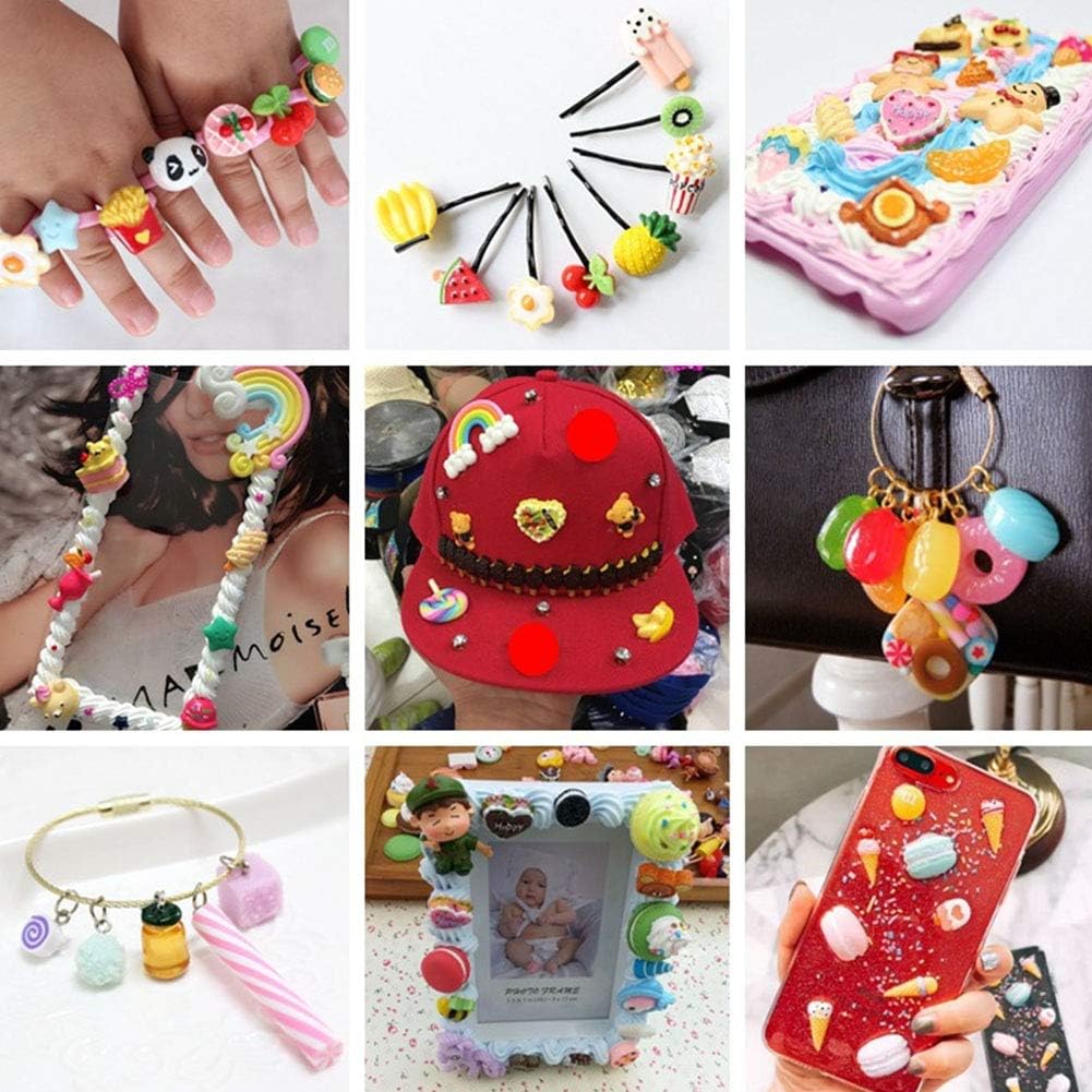 Ginyrerd 40-Piece Cartoon Mini Resin Sunglasses for DIY Crafts