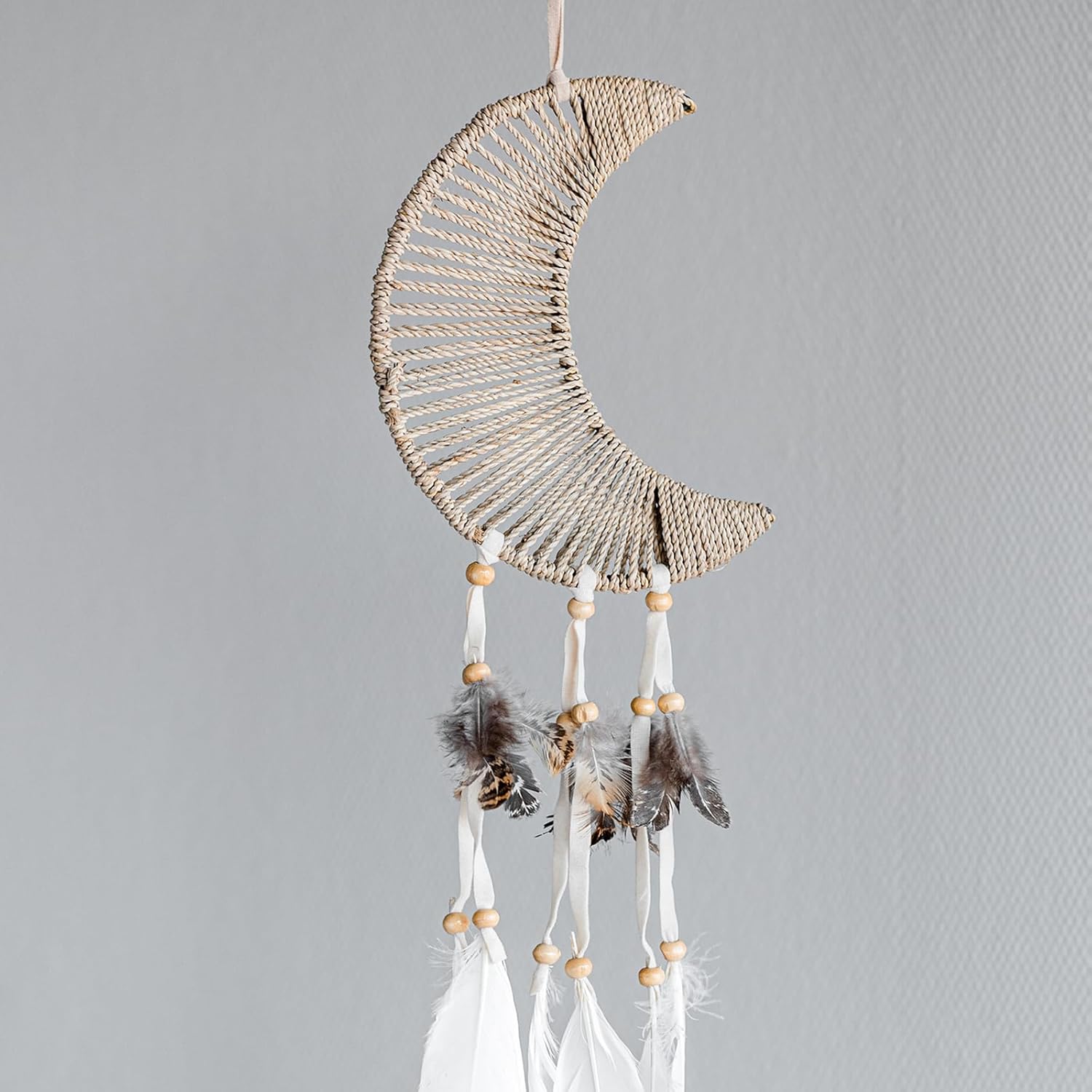 PATIKIL 2 Inch Gold Dream Catcher Hoop Rings 4 Pcs
