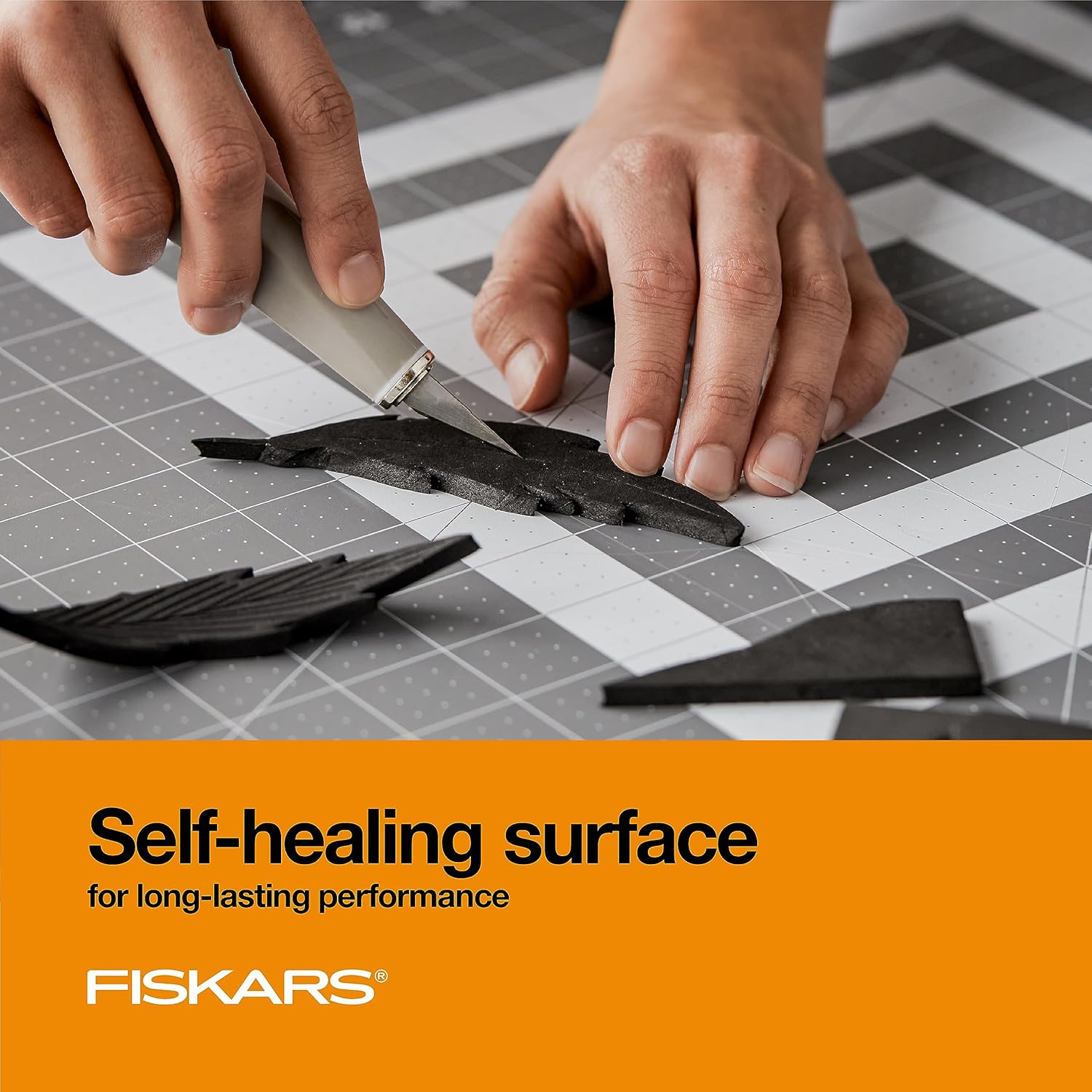Fiskars Self-Healing Cutting Mat for Quilting and Crafts