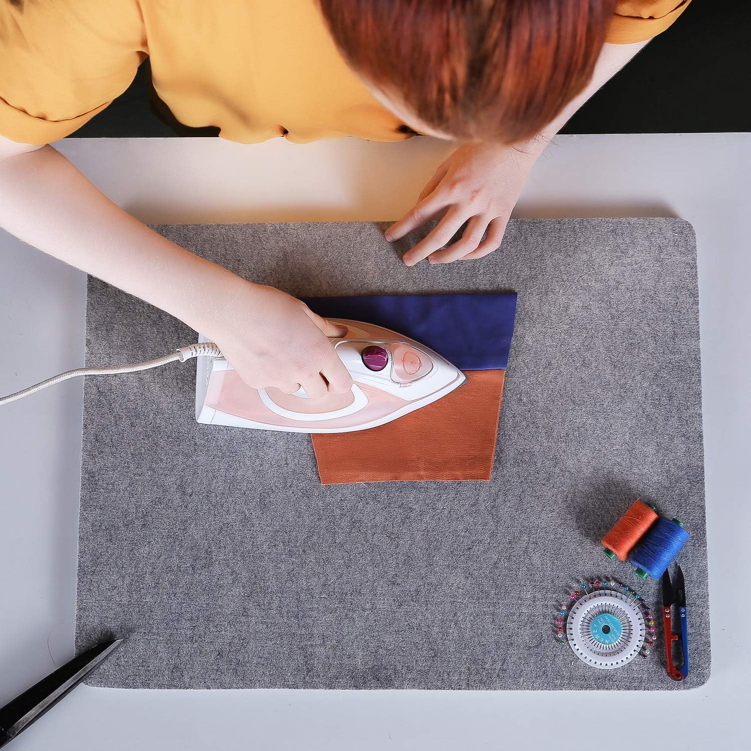 Wool Pressing Pad 24x18 Inches for Quilting and Ironing