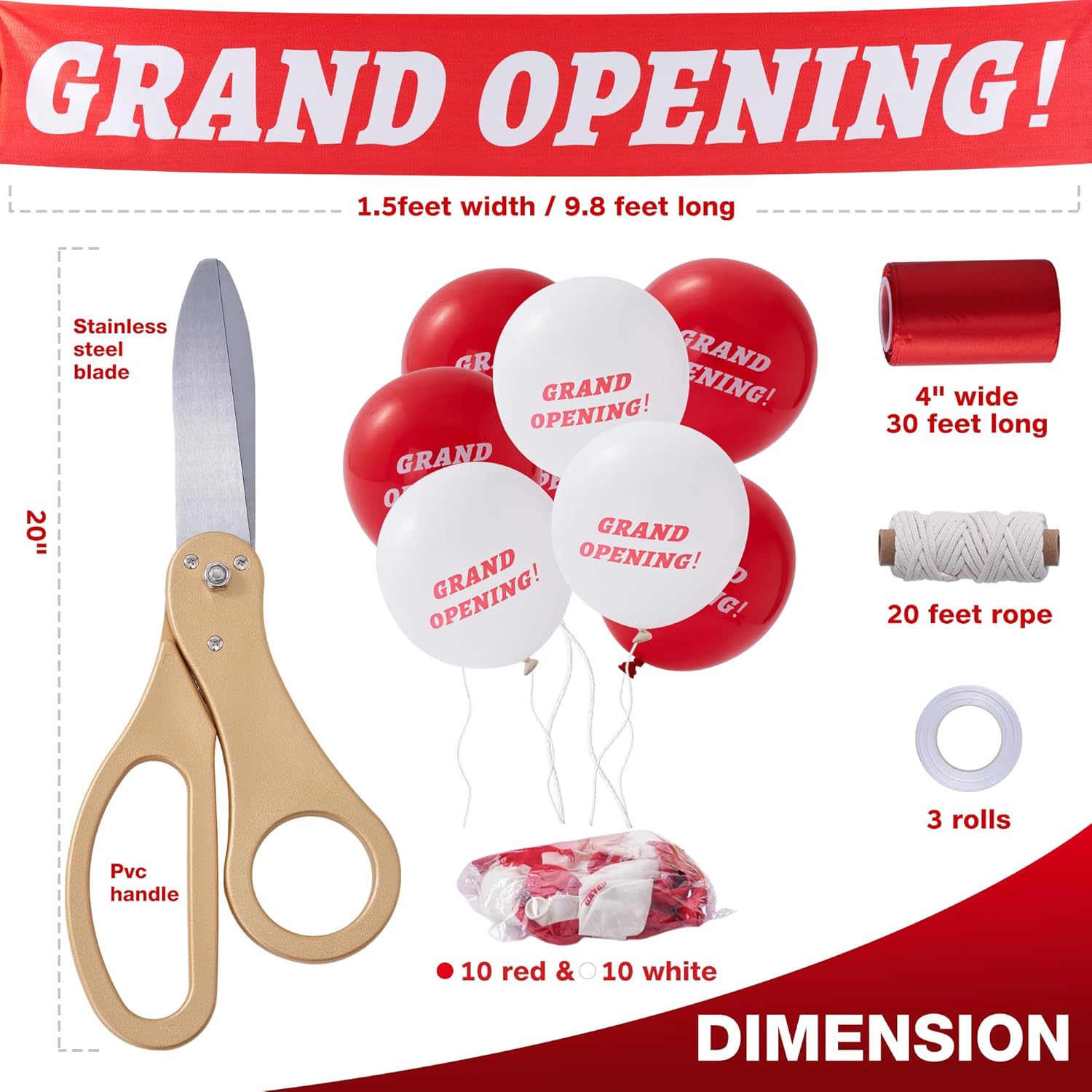 COMSIS Ribbon Cutting Ceremony Kit for Grand Opening