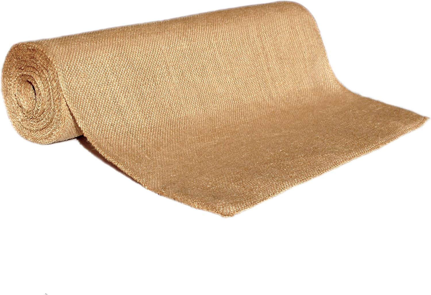 18 Inch x 10 Yd No-Fray Burlap Roll for Table Runners
