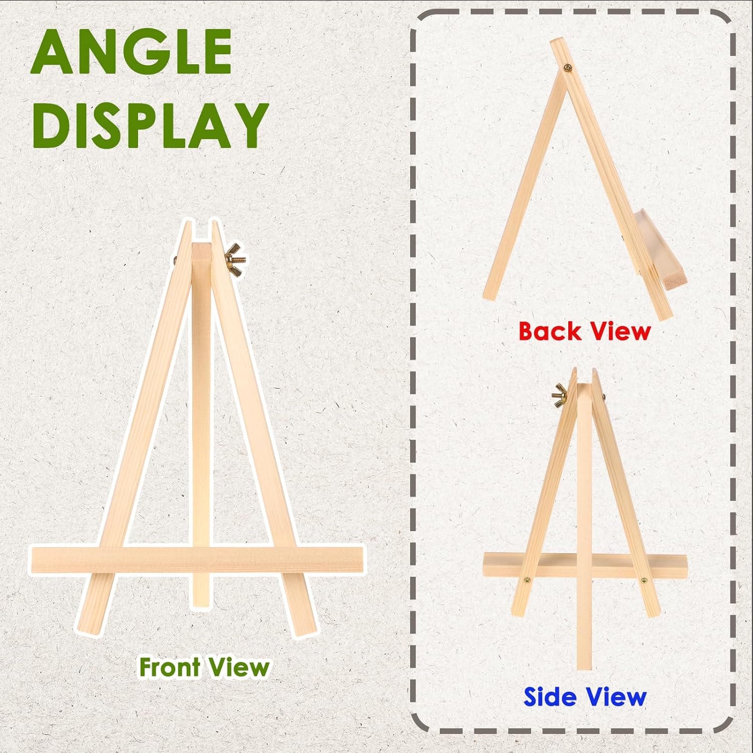 Jekkis 9 Inch Tabletop Easel Set of 12