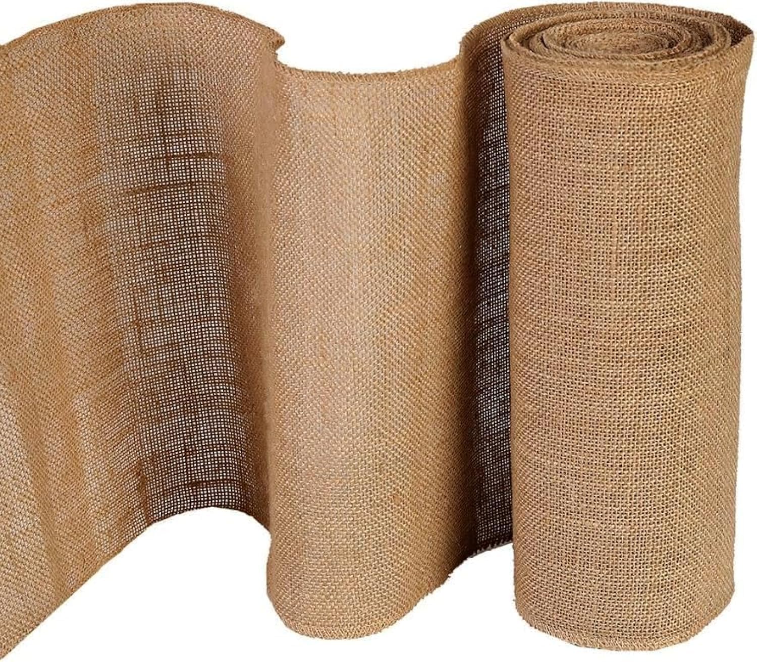 OZXCHIXU Burlap Fabric Roll 13 Wide x 11 Yards