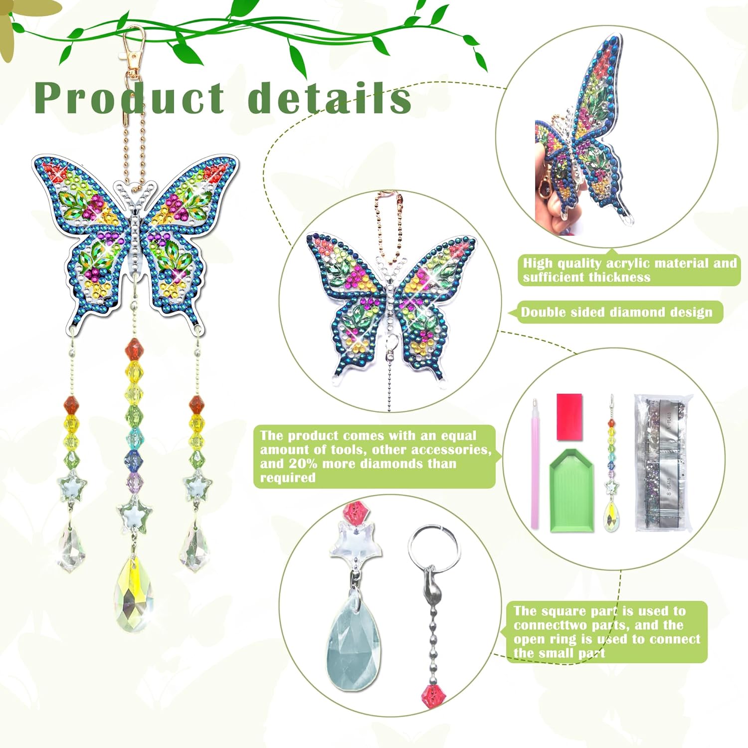 4pcs Diamond Painting Kit for Kids Ages 8-12