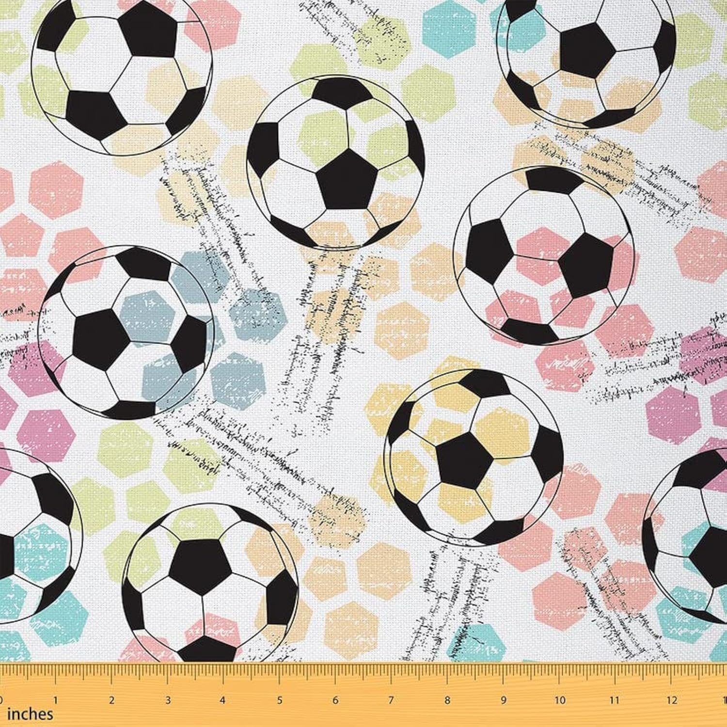 Football Upholstery Fabric by Yard Pink Beige
