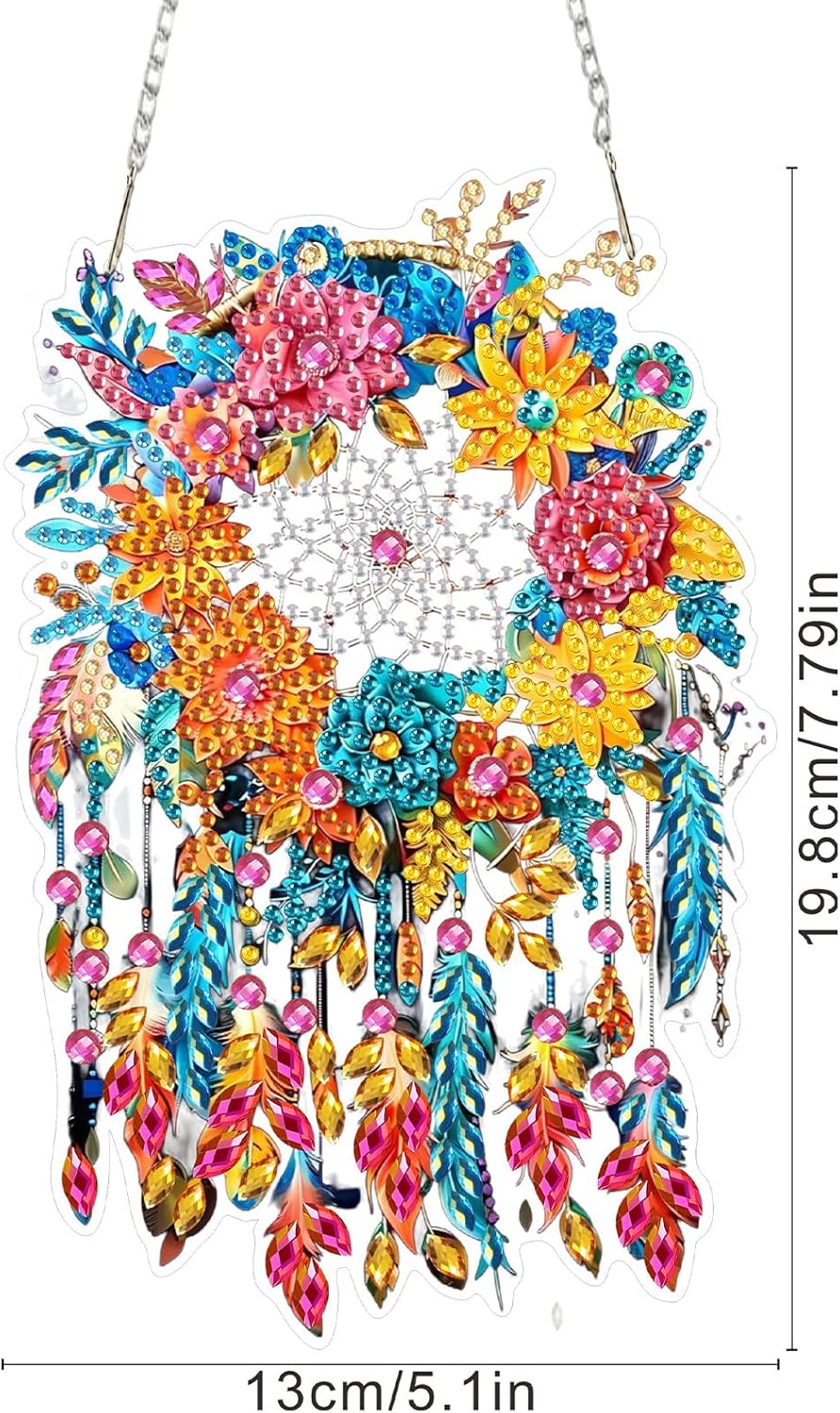 SENQAO Dream Catcher Diamond Art Painting Kit for Adults Beginners