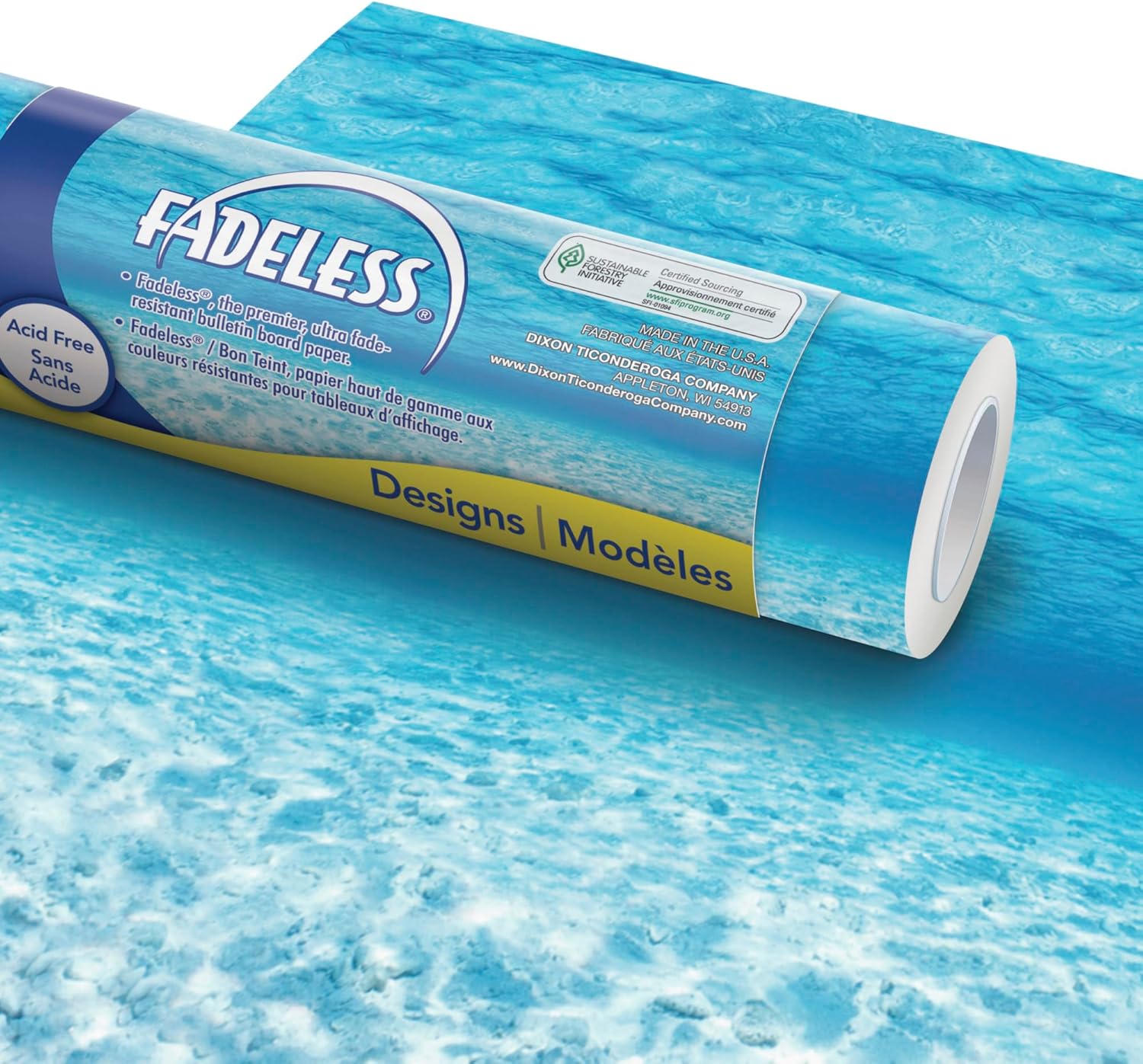 Fadeless Bulletin Board Paper 48 x 12 Under the Sea 1 Roll