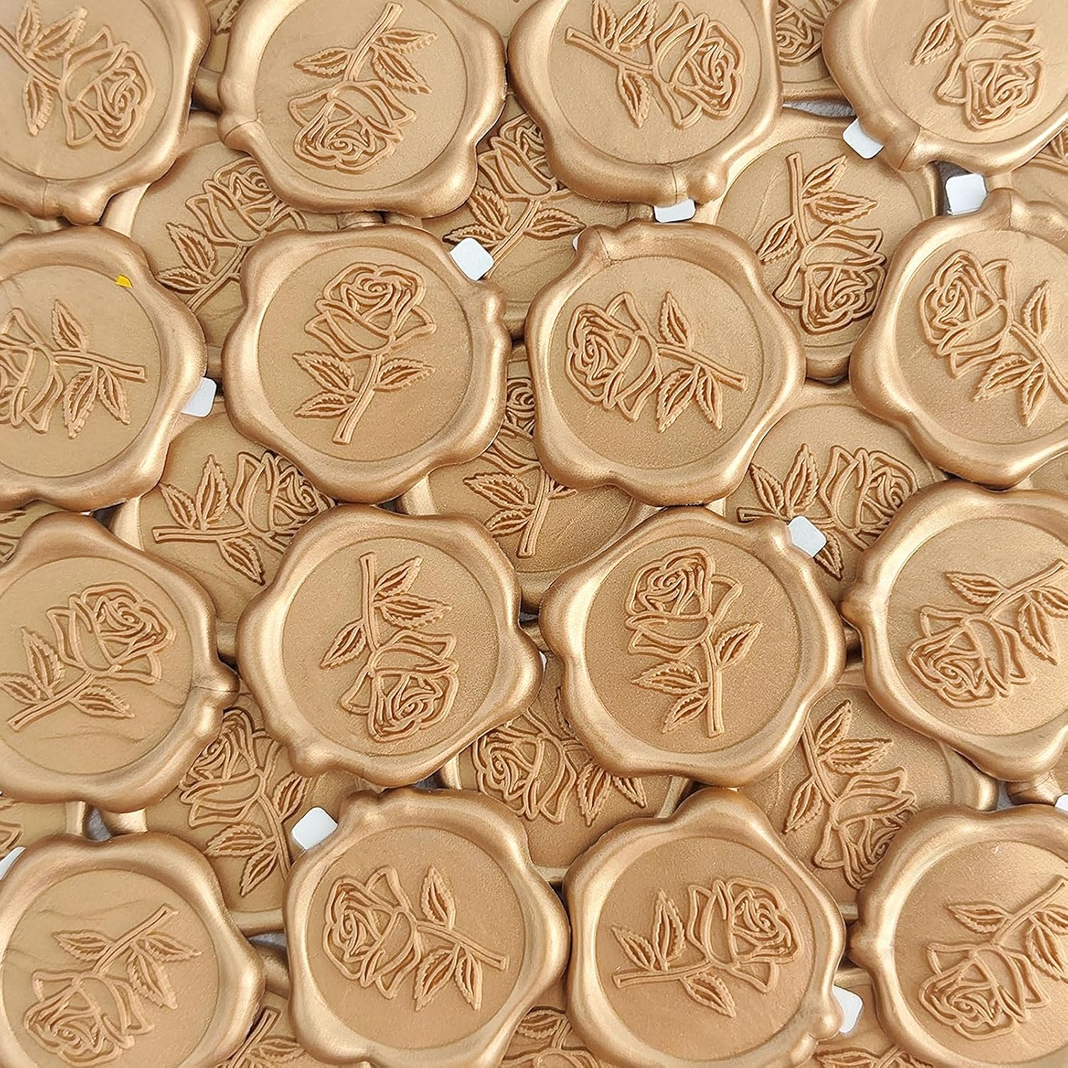 Wax Seal Stickers 3D Rose Wedding Invitation Decor