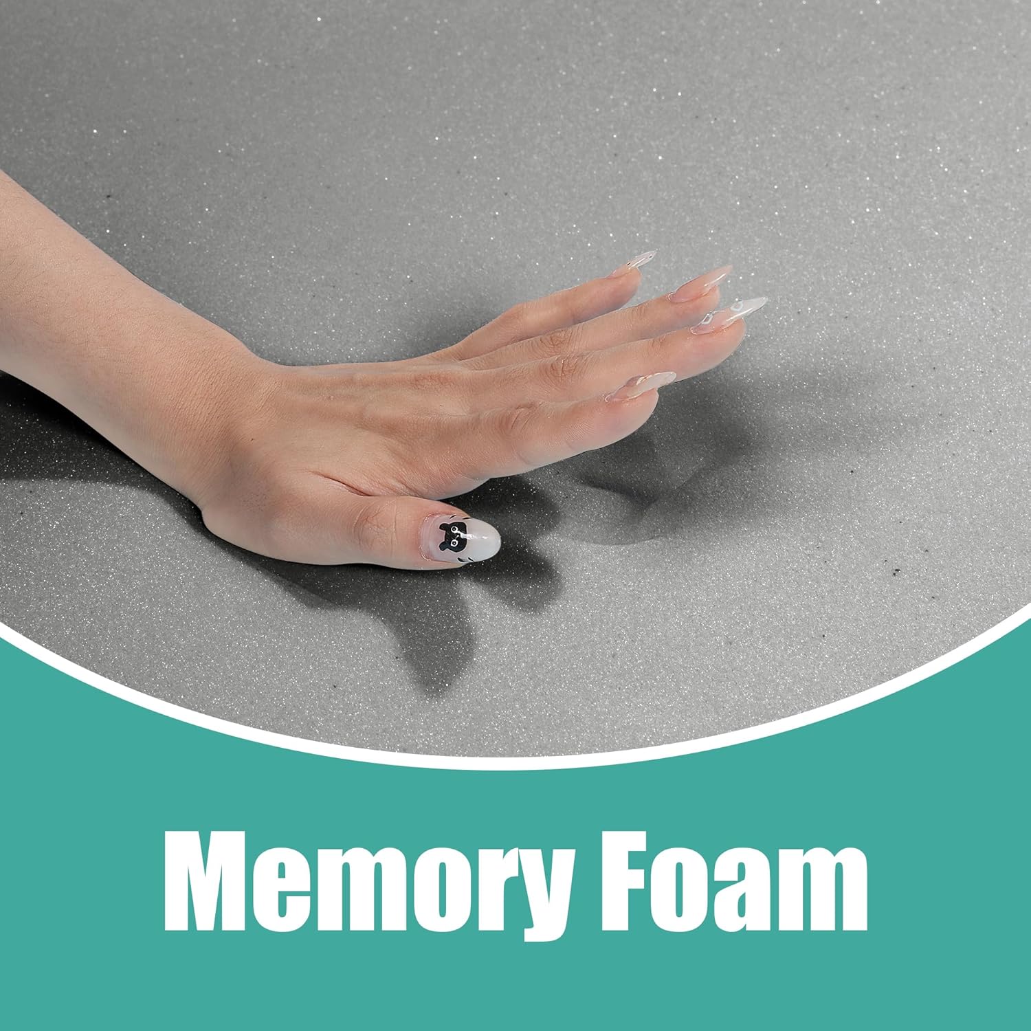 HOMBYS Upholstery Foam Cushion Support 05 Inch Gray