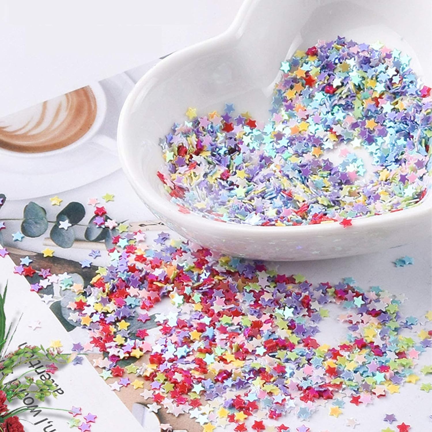 Sourcingbay Star Shape Glitter Confetti - 035oz Multicolor