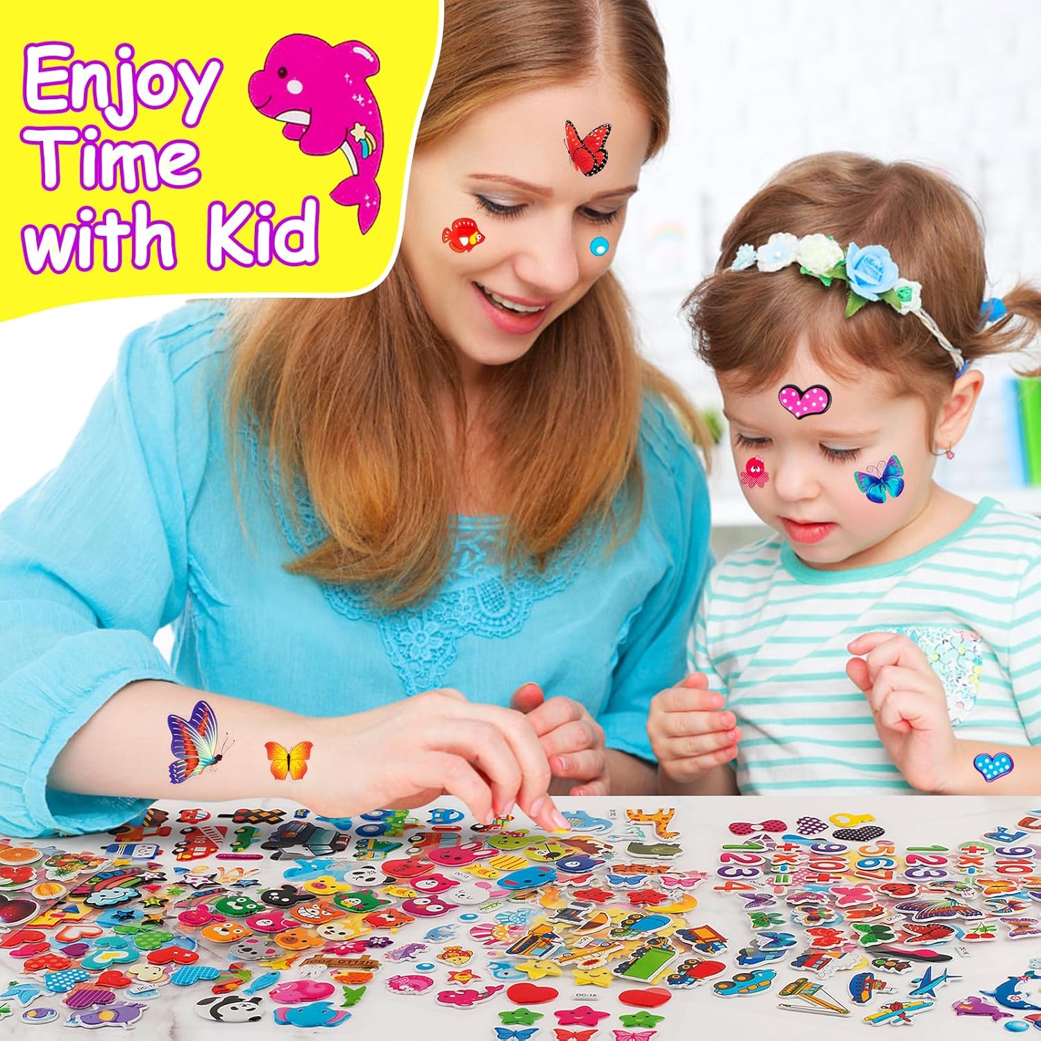 Habett 3D Stickers for Kids and Toddlers