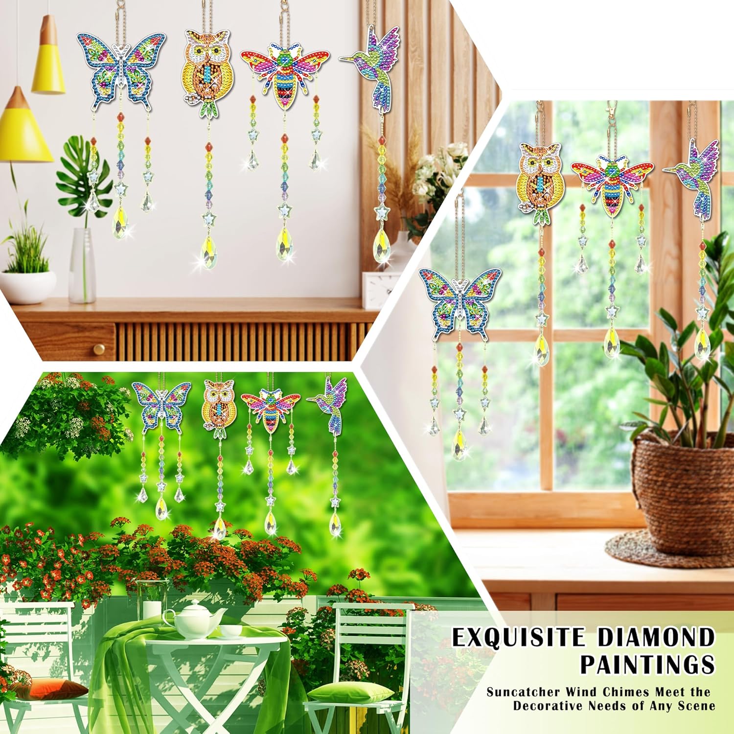 4pcs Diamond Painting Kit for Kids Ages 8-12