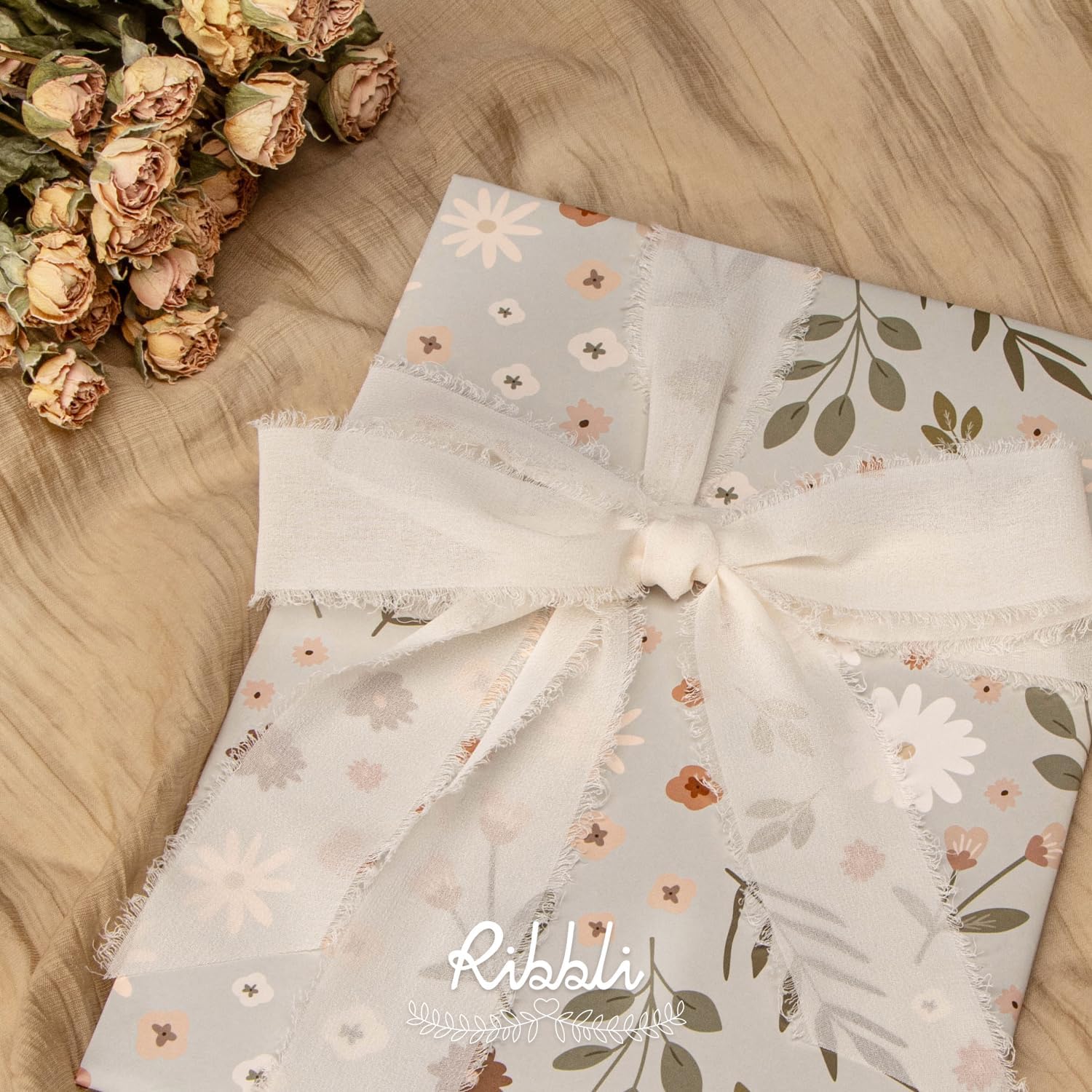 Ribbli Chiffon Silk Ribbon 15 Inch x 30 Yard